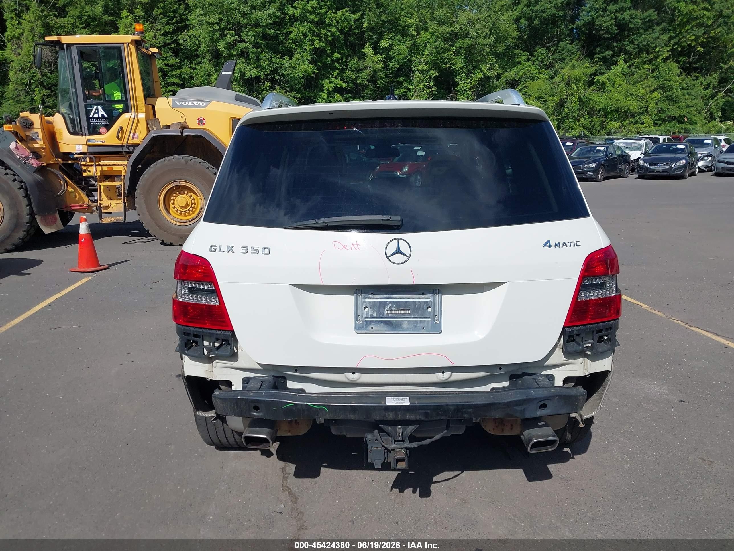 2011 Mercedes-benz Glk 350 4matic White vin: WDCGG8HBXBF569883