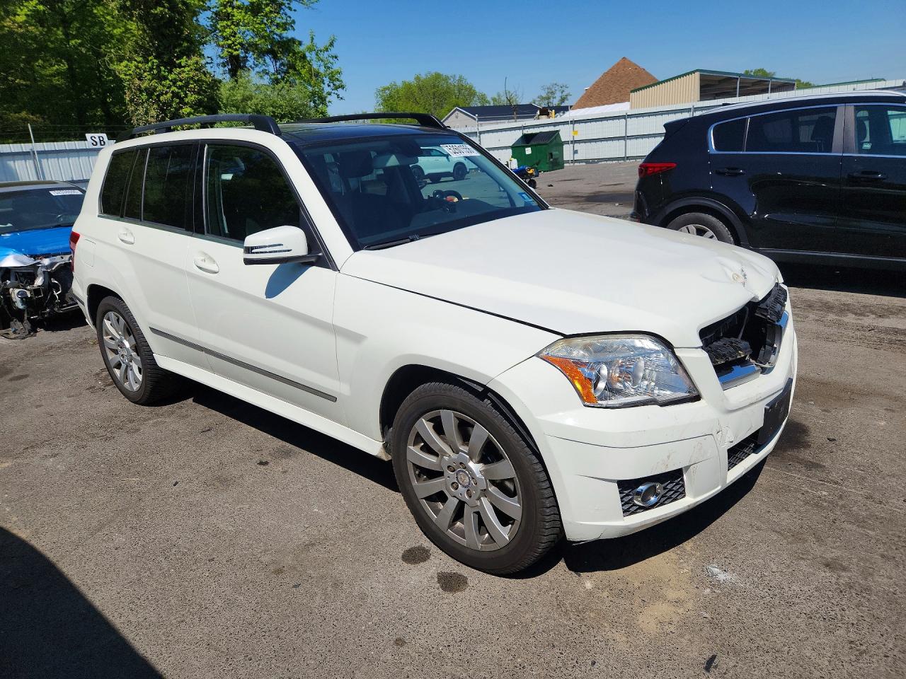 2011 Mercedes-benz Glk 350 4matic White vin: WDCGG8HBXBF574128