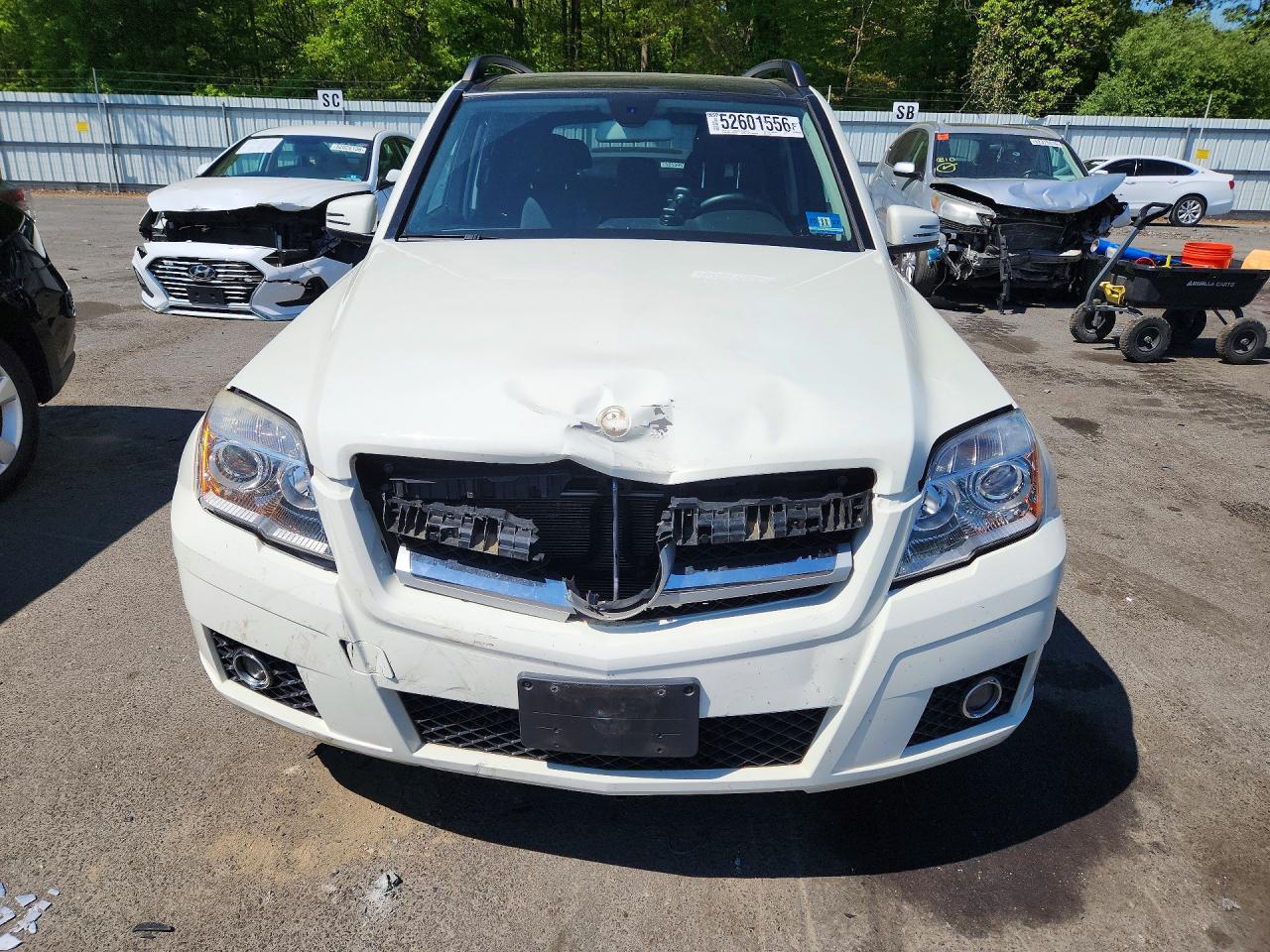 2011 Mercedes-benz Glk 350 4matic White vin: WDCGG8HBXBF574128