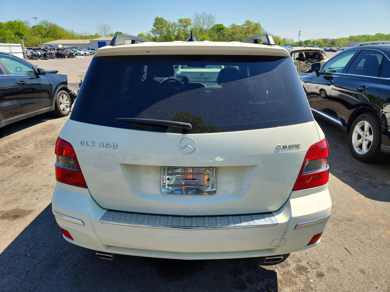 2011 Mercedes-benz Glk 350 4matic White vin: WDCGG8HBXBF574128