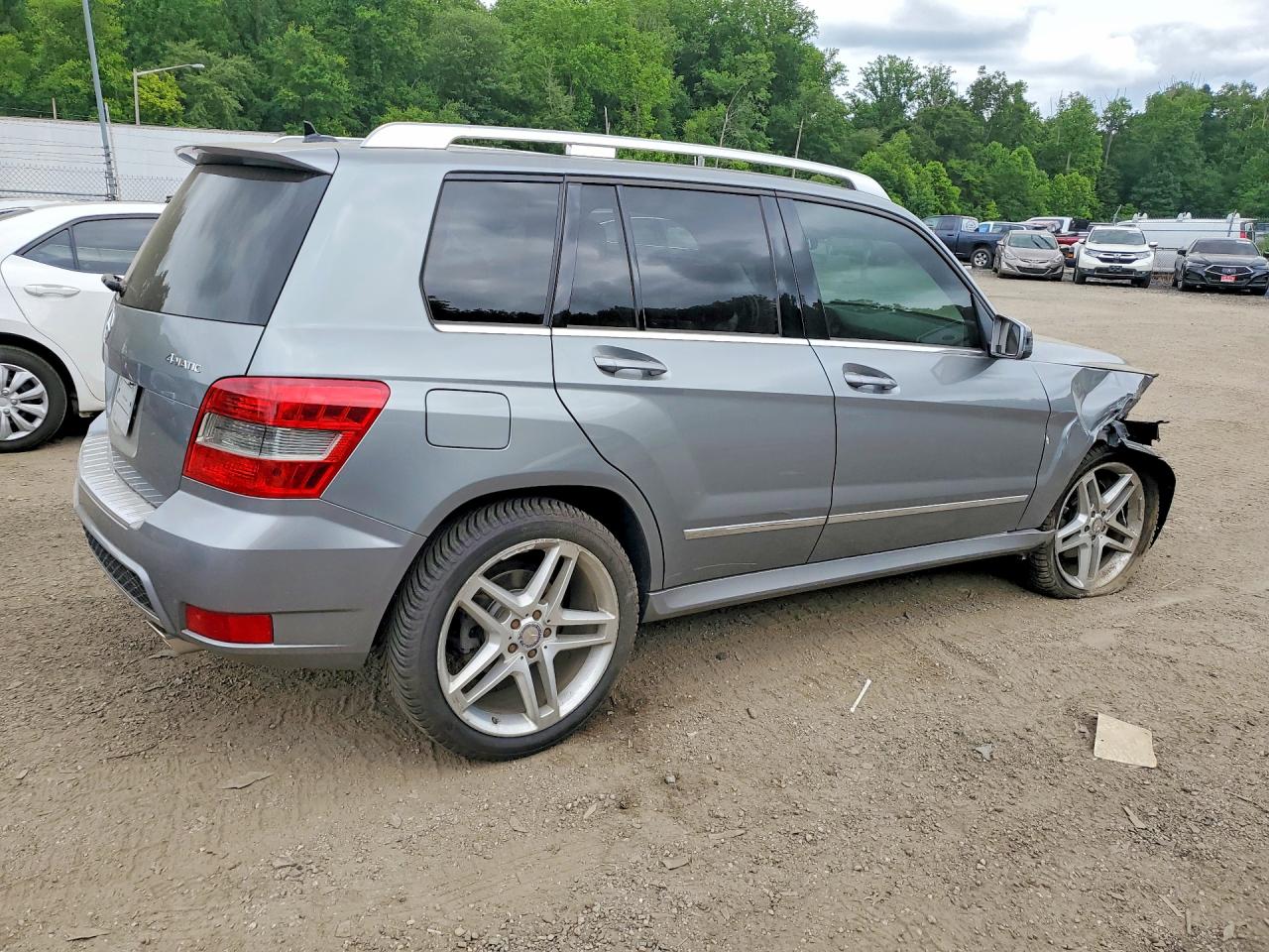 2011 Mercedes-benz Glk 350 4matic Серый vin: WDCGG8HBXBF647398