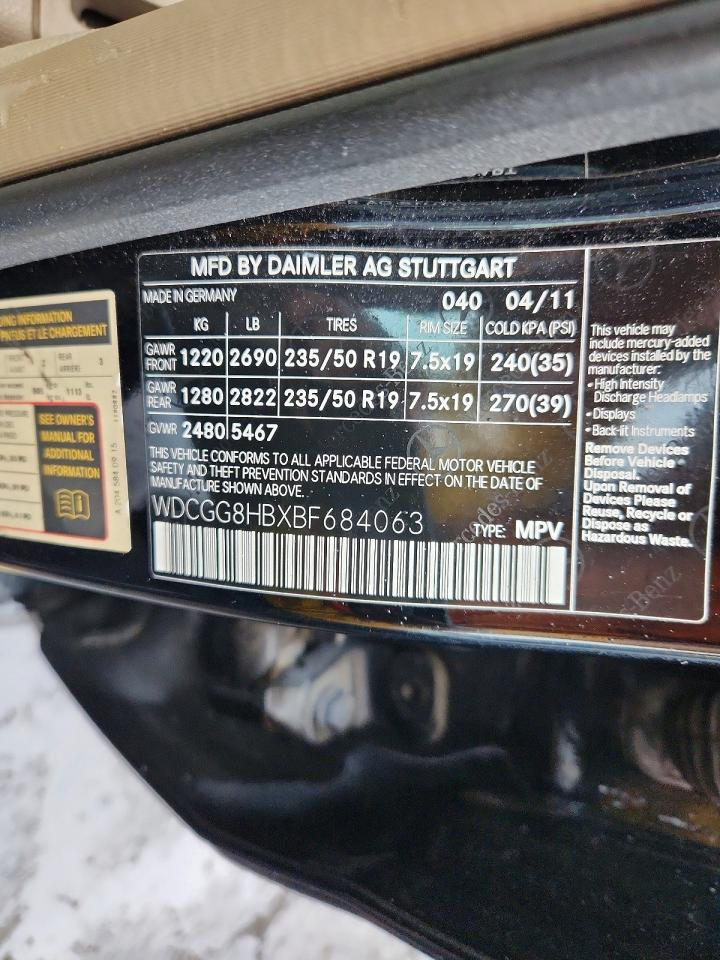 2011 Mercedes-benz Glk 350 4matic Black vin: WDCGG8HBXBF684063