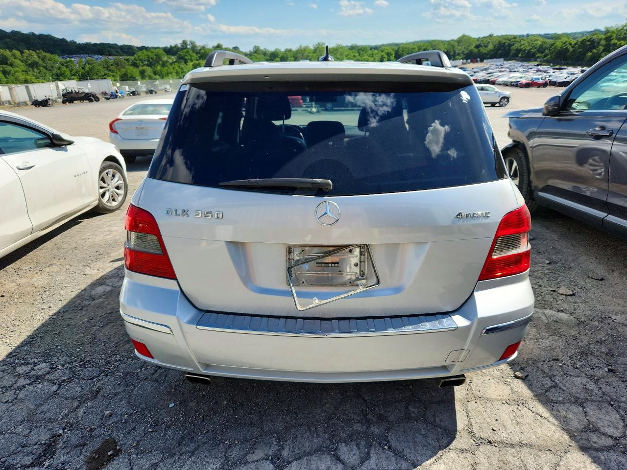 2012 Mercedes-benz Glk 350 4matic Silver vin: WDCGG8HBXCF738088