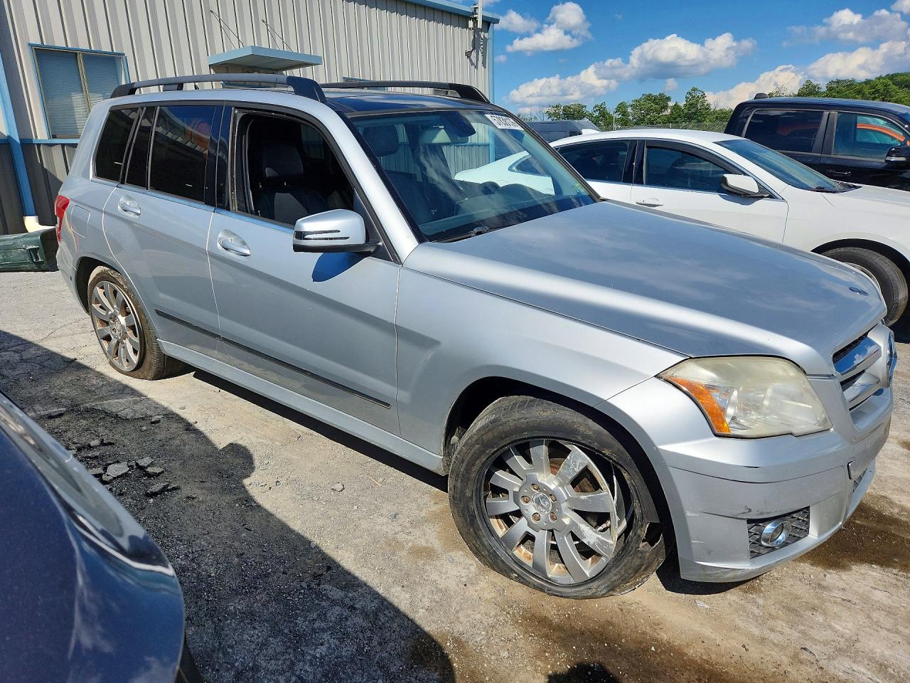 2012 Mercedes-benz Glk 350 4matic Silver vin: WDCGG8HBXCF738088