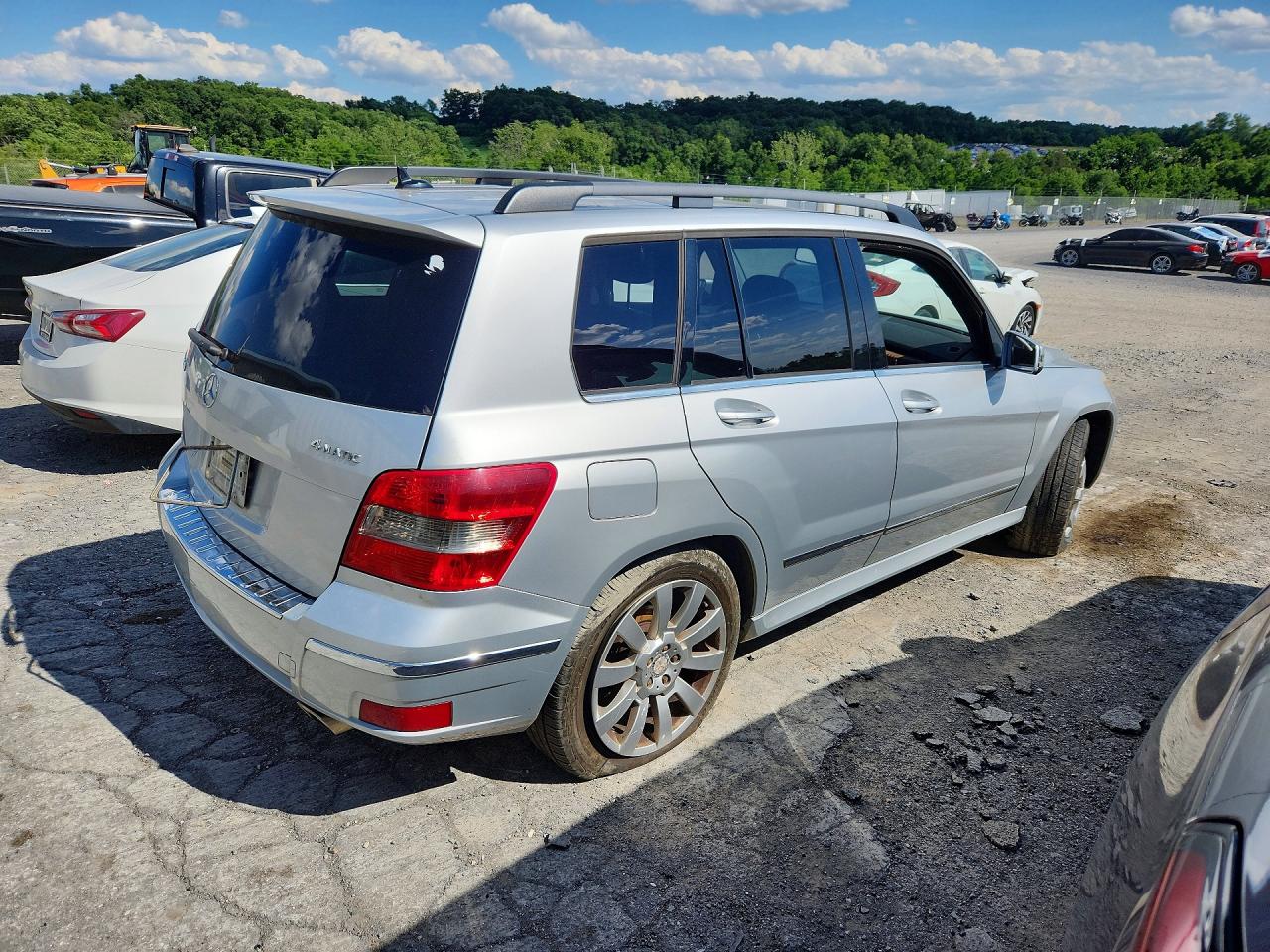 2012 Mercedes-benz Glk 350 4matic Silver vin: WDCGG8HBXCF738088