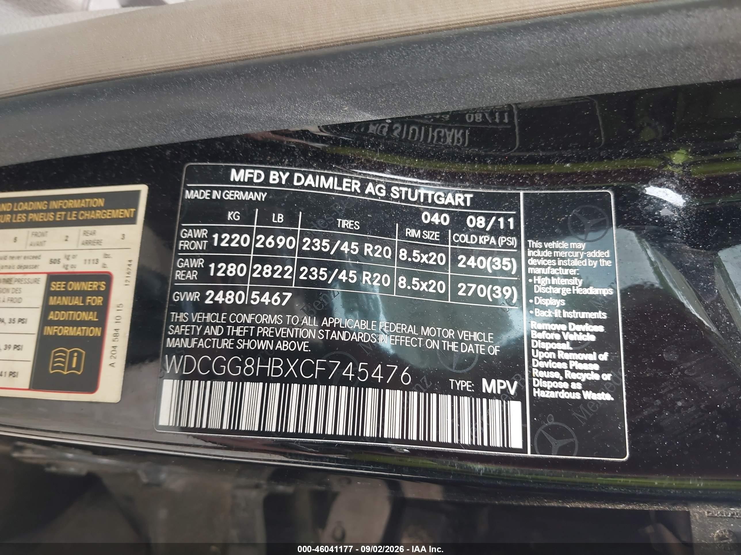 2012 Mercedes-benz Glk 350 4matic Black vin: WDCGG8HBXCF745476