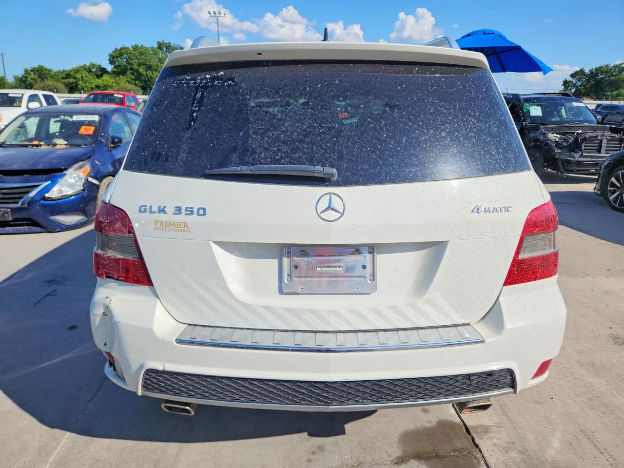 2012 Mercedes-benz Glk 350 4matic White vin: WDCGG8HBXCF754372
