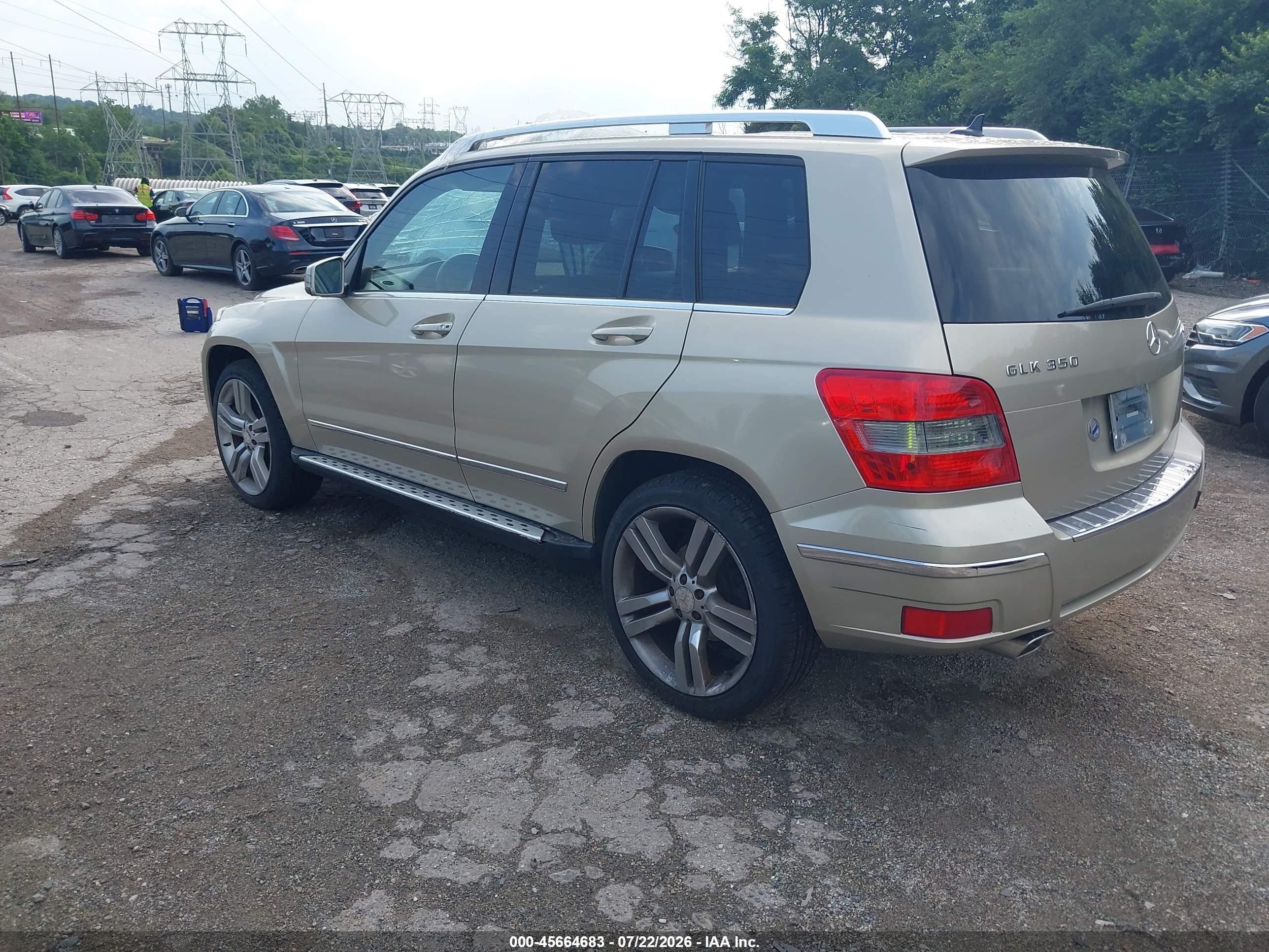 2012 Mercedes-benz Glk 350 4matic Tan vin: WDCGG8HBXCF832570