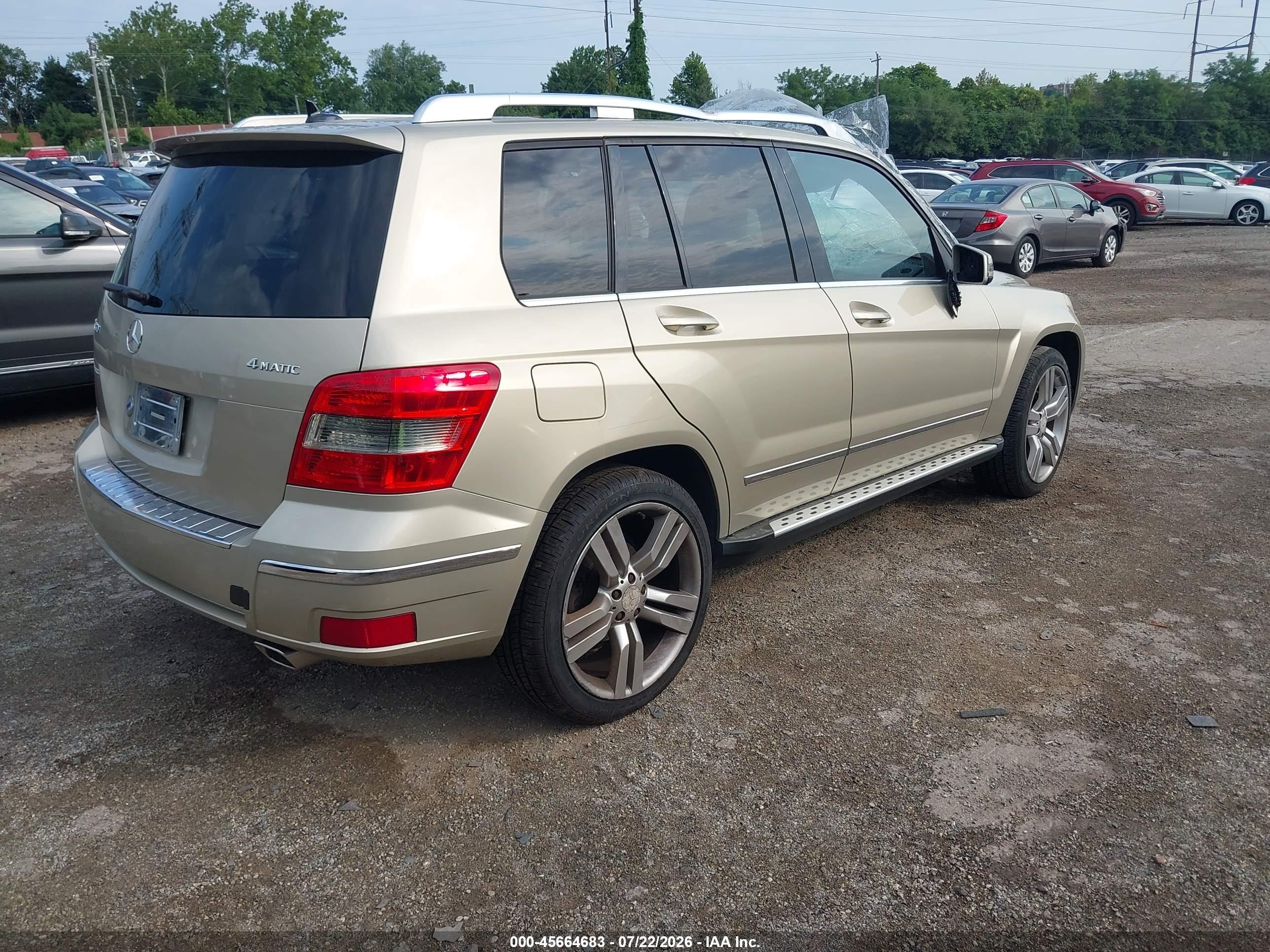 2012 Mercedes-benz Glk 350 4matic Tan vin: WDCGG8HBXCF832570