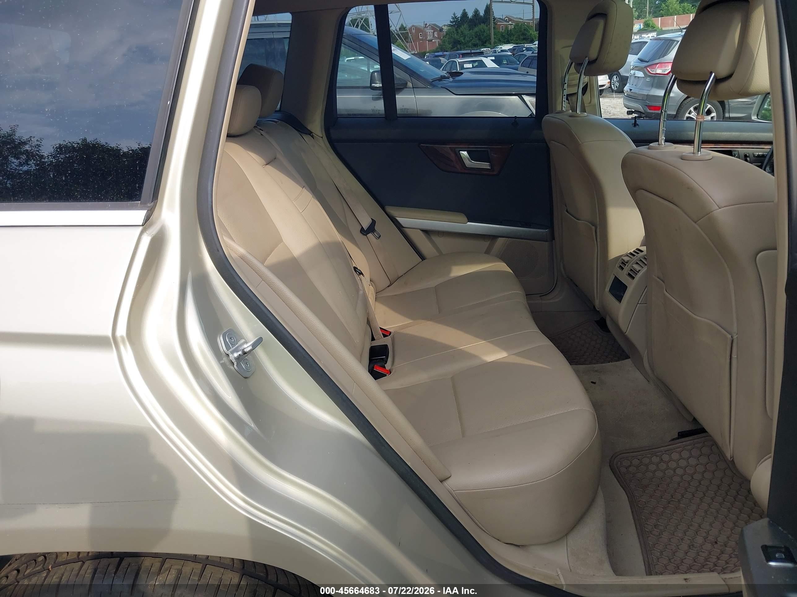 2012 Mercedes-benz Glk 350 4matic Tan vin: WDCGG8HBXCF832570