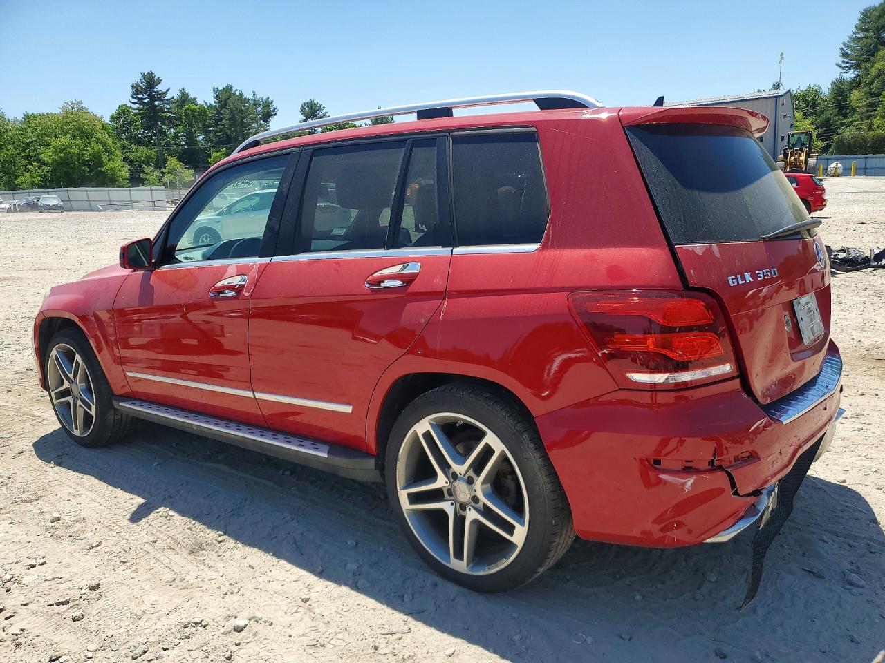 2014 Mercedes-benz Glk 350 4matic Red vin: WDCGG8JB0EG167735