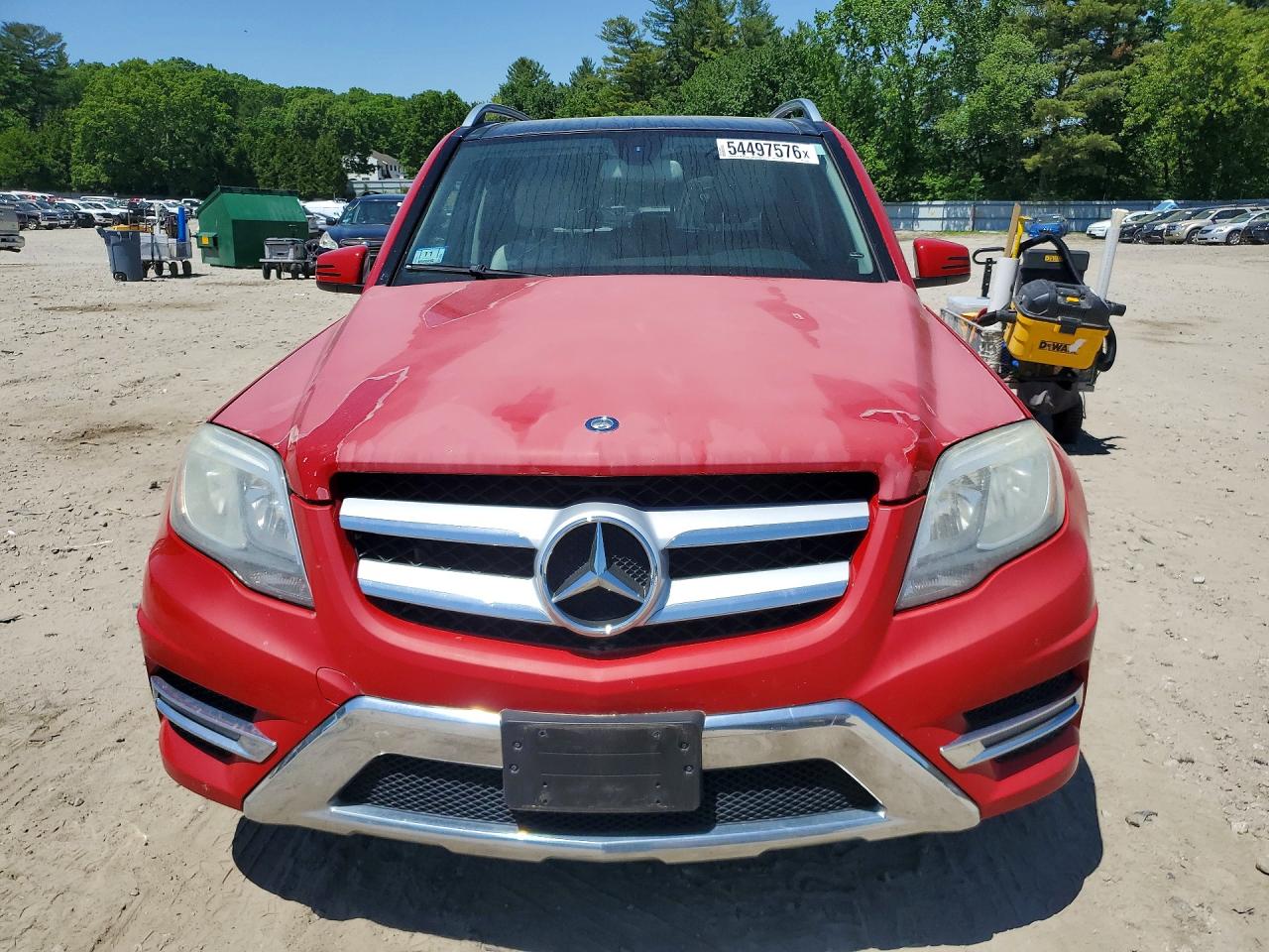 2014 Mercedes-benz Glk 350 4matic Red vin: WDCGG8JB0EG167735