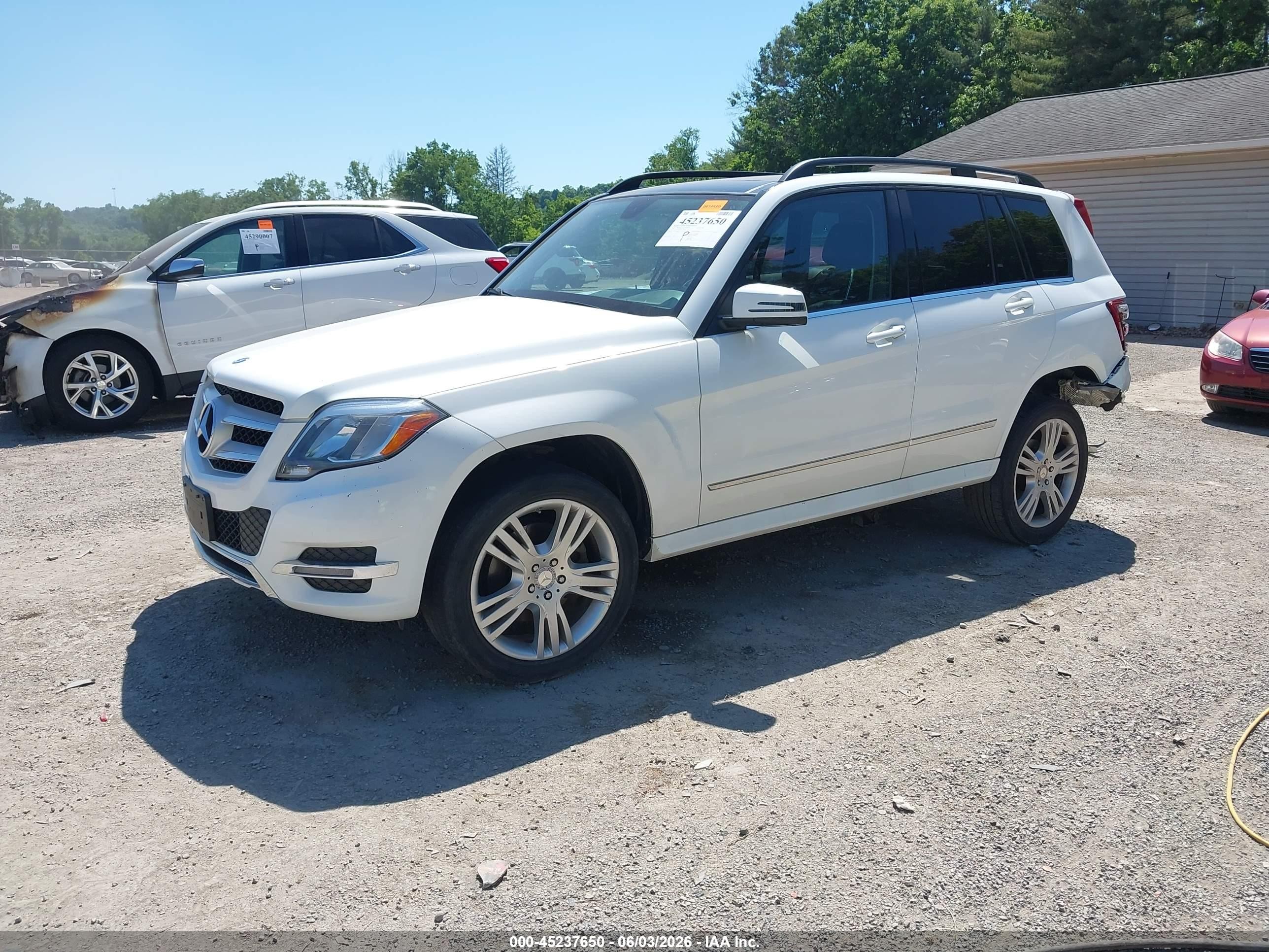 2014 Mercedes-benz Glk 350 4matic White vin: WDCGG8JB0EG305242