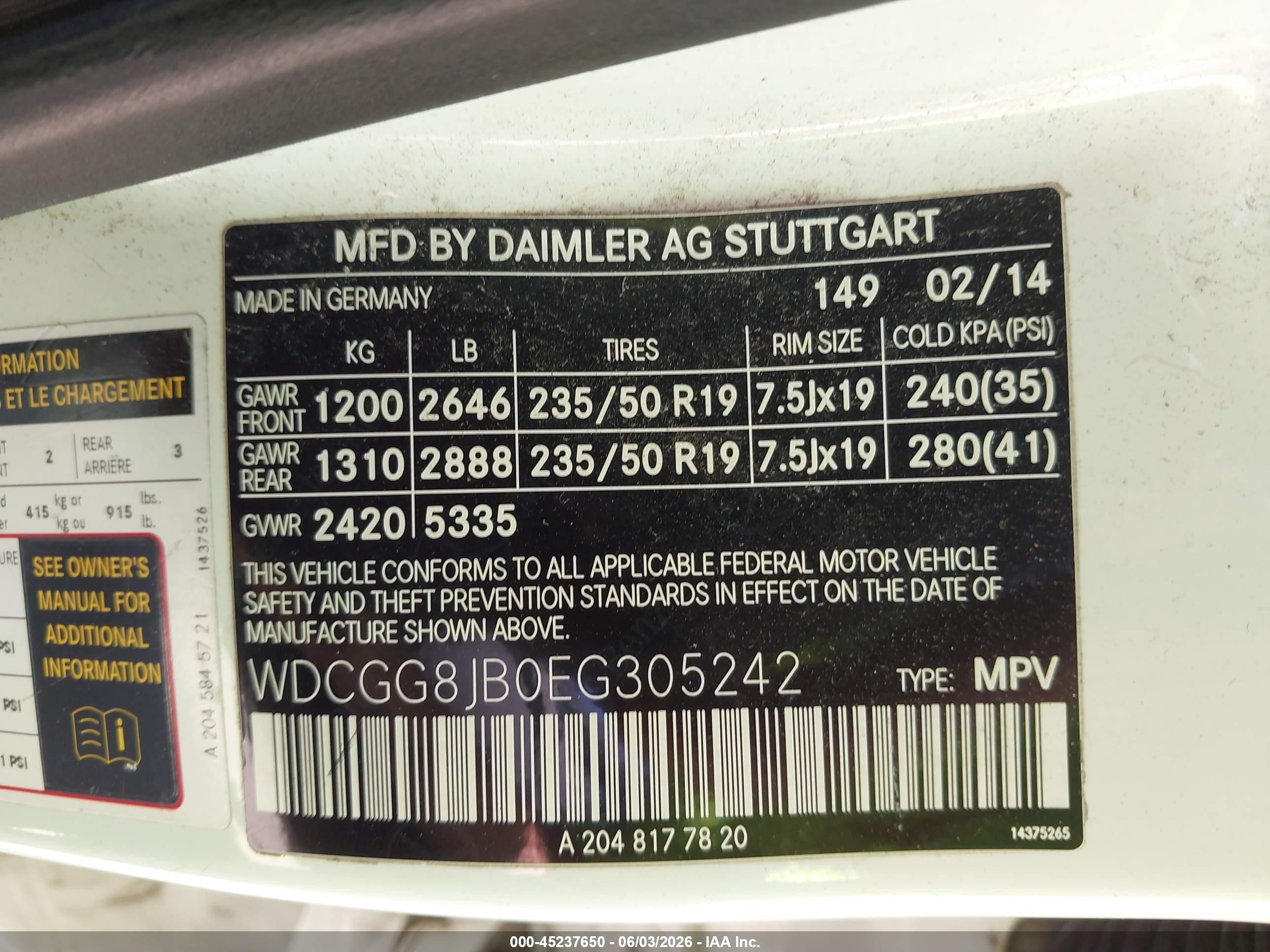 2014 Mercedes-benz Glk 350 4matic White vin: WDCGG8JB0EG305242