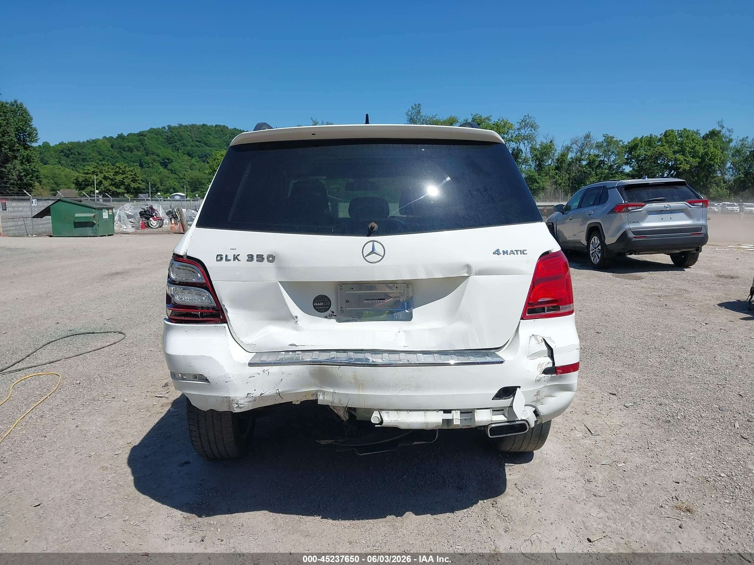 2014 Mercedes-benz Glk 350 4matic White vin: WDCGG8JB0EG305242