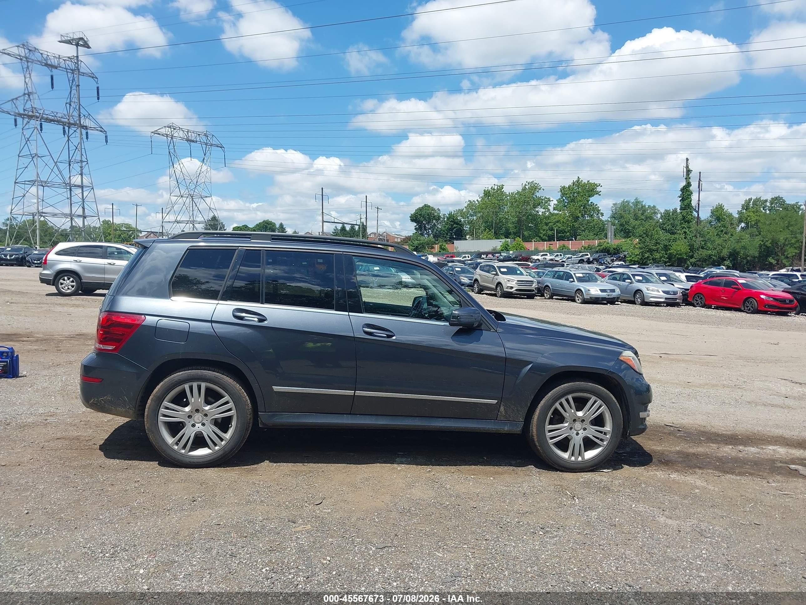 2014 Mercedes-benz Glk 350 4matic Gray vin: WDCGG8JB0EG334529