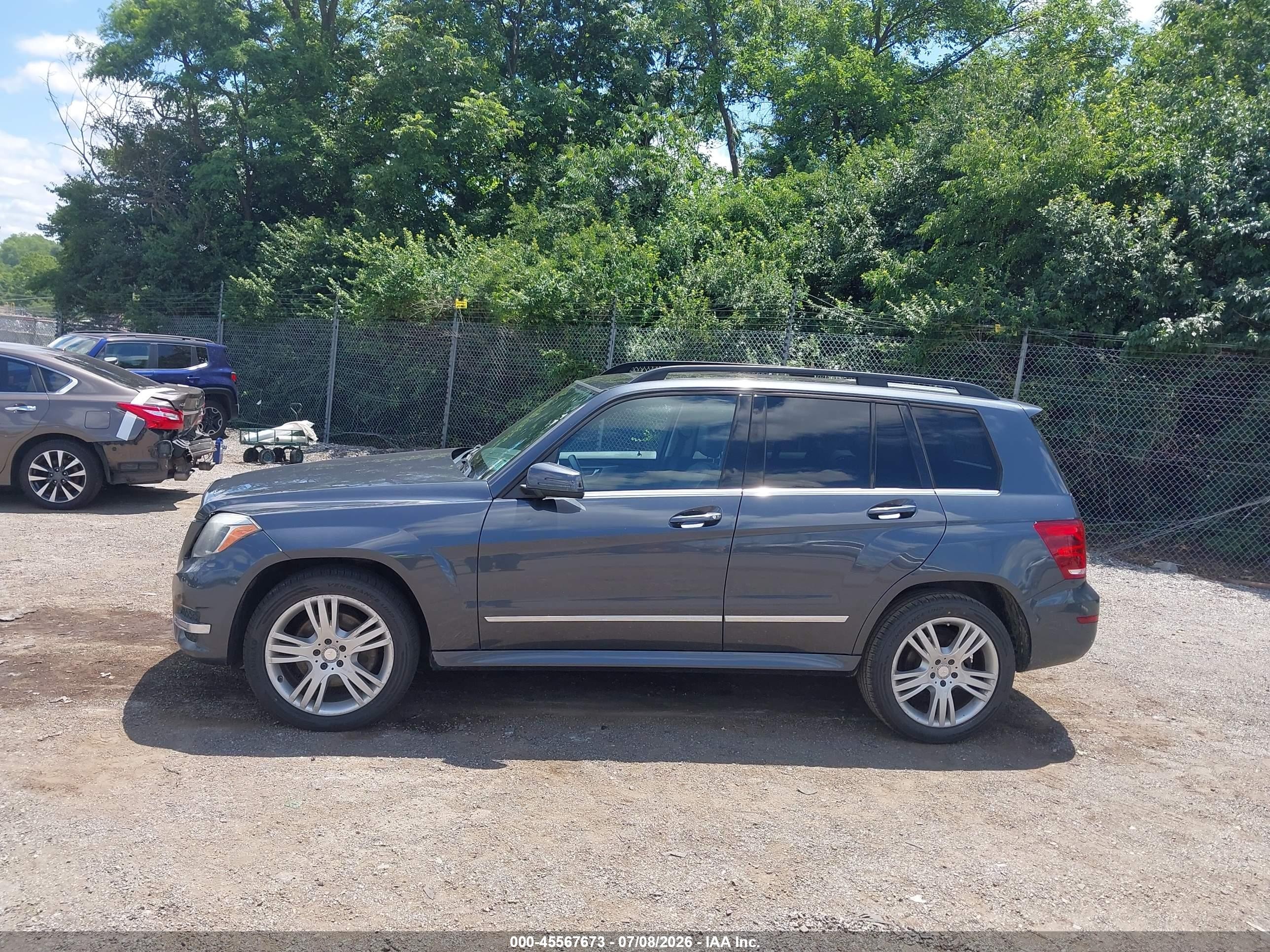 2014 Mercedes-benz Glk 350 4matic Gray vin: WDCGG8JB0EG334529