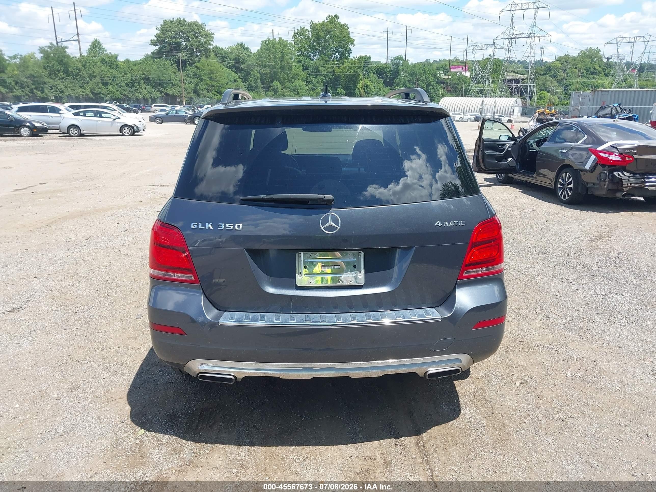 2014 Mercedes-benz Glk 350 4matic Gray vin: WDCGG8JB0EG334529