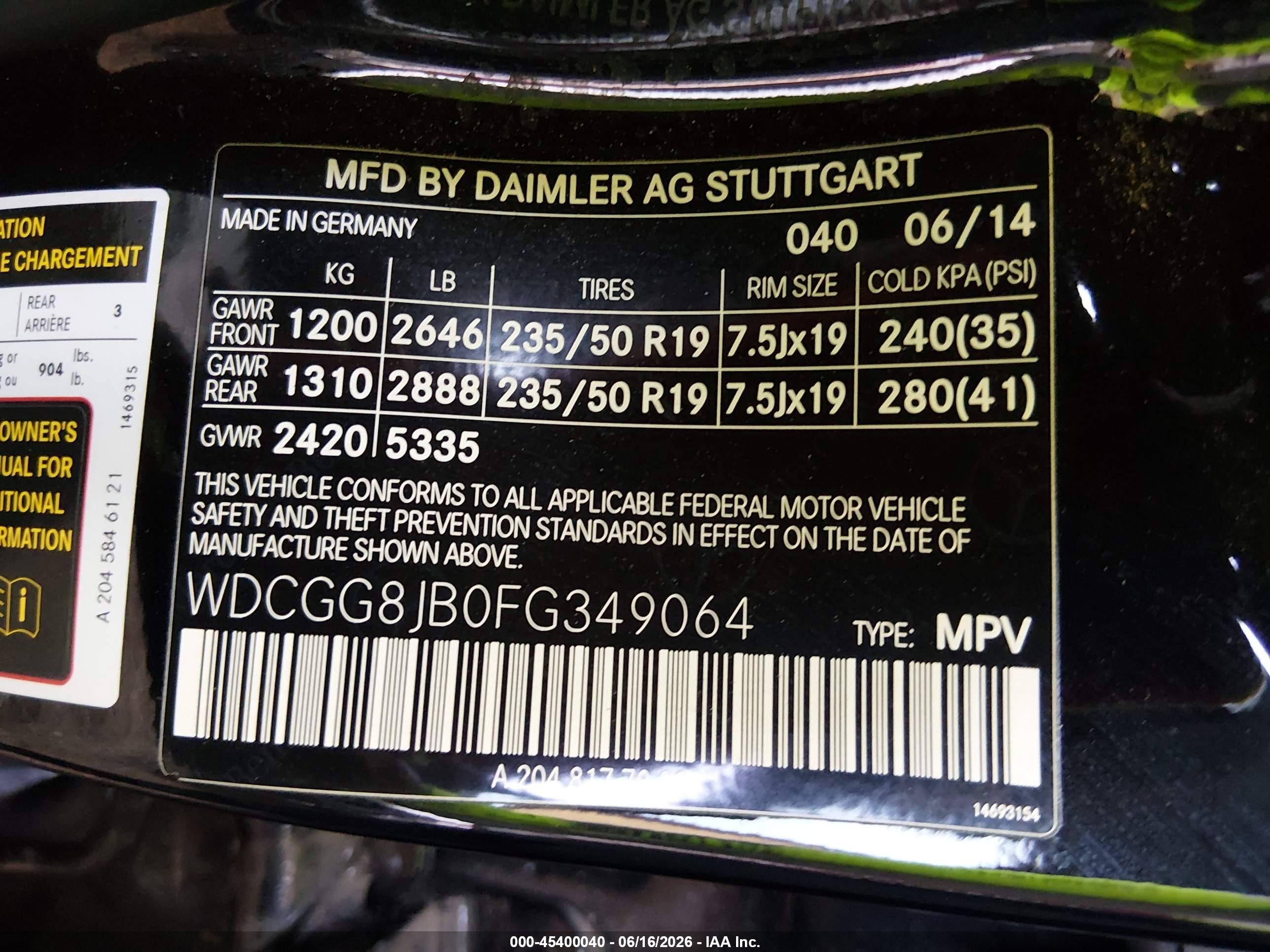 2015 Mercedes-benz Glk 350 4matic Black vin: WDCGG8JB0FG349064