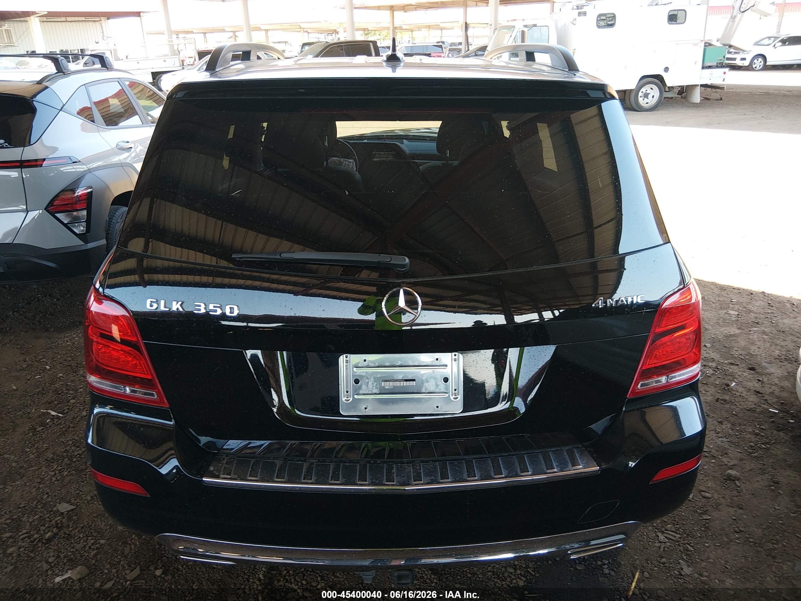 2015 Mercedes-benz Glk 350 4matic Black vin: WDCGG8JB0FG349064