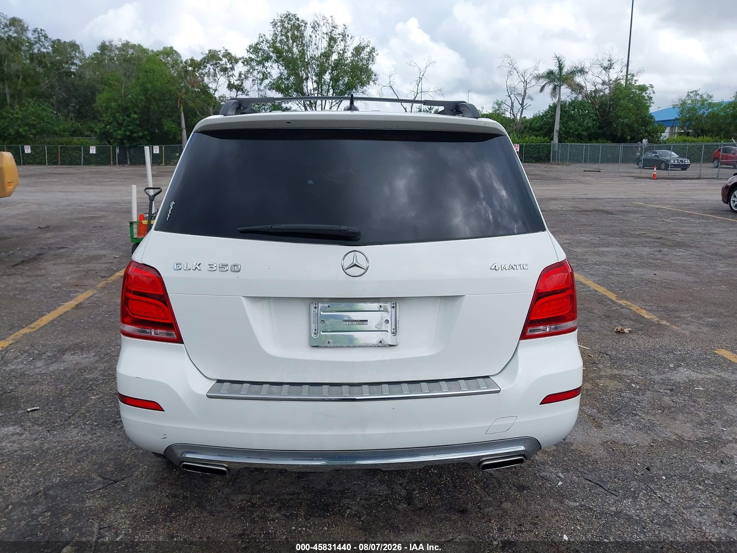 2015 Mercedes-benz Glk 350 4matic White vin: WDCGG8JB0FG374188