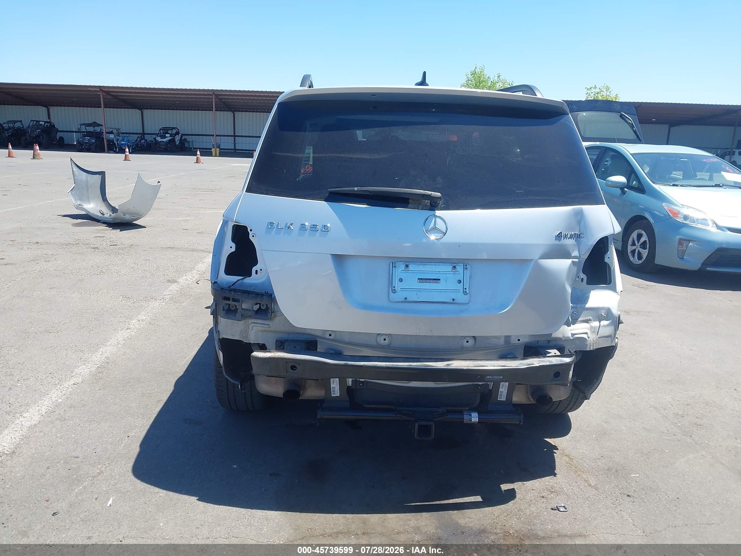 2015 Mercedes-benz Glk 350 4matic Silver vin: WDCGG8JB0FG427133