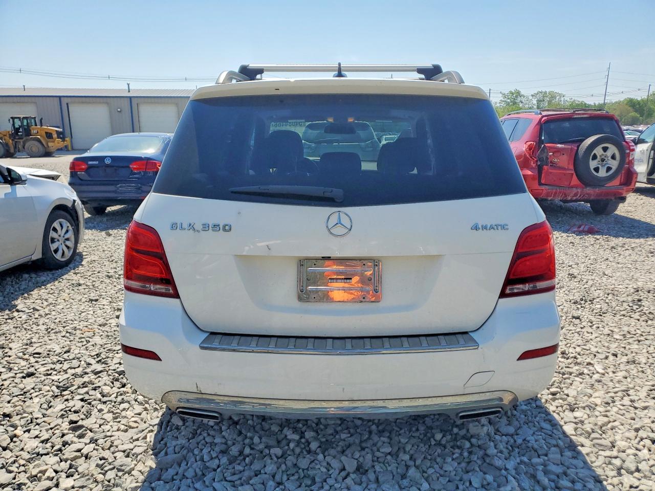 2015 Mercedes-benz Glk 350 4matic White vin: WDCGG8JB0FG434616