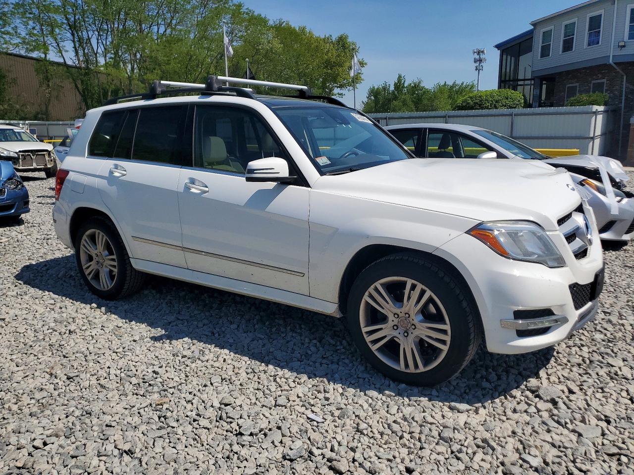 2015 Mercedes-benz Glk 350 4matic White vin: WDCGG8JB0FG434616