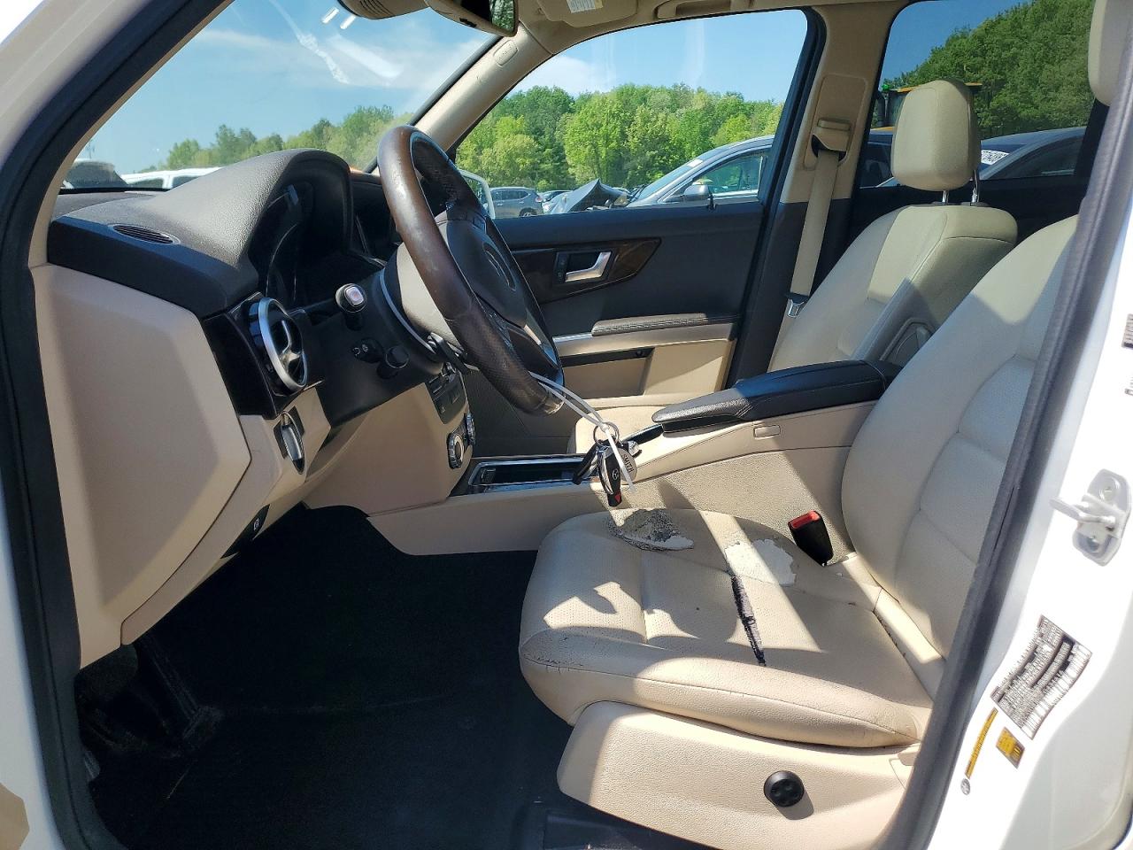 2015 Mercedes-benz Glk 350 4matic White vin: WDCGG8JB0FG434616