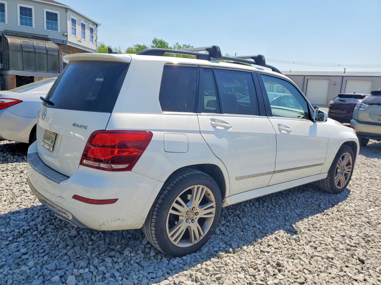 2015 Mercedes-benz Glk 350 4matic White vin: WDCGG8JB0FG434616