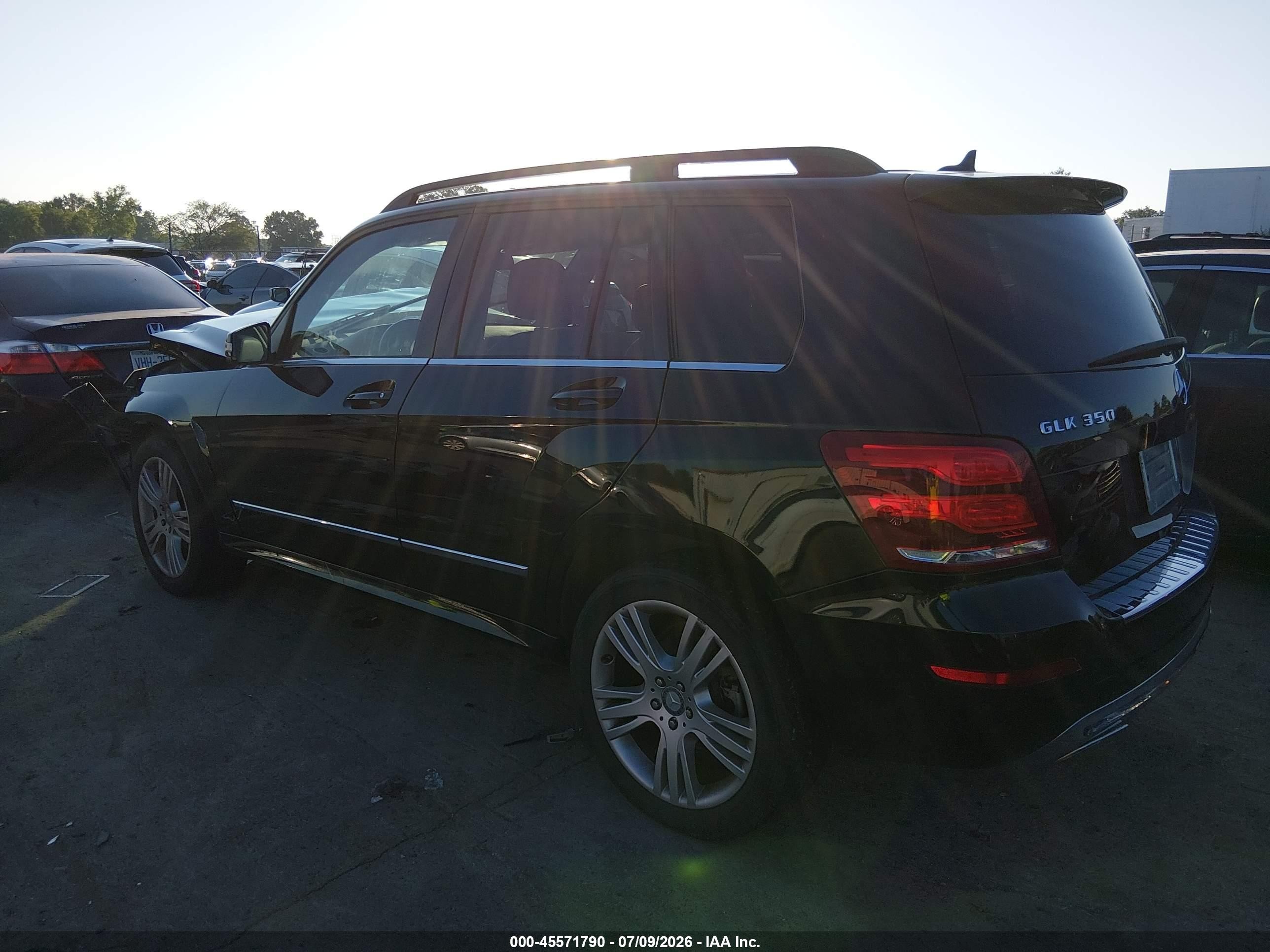 2015 Mercedes-benz Glk 350 4matic Black vin: WDCGG8JB0FG440013