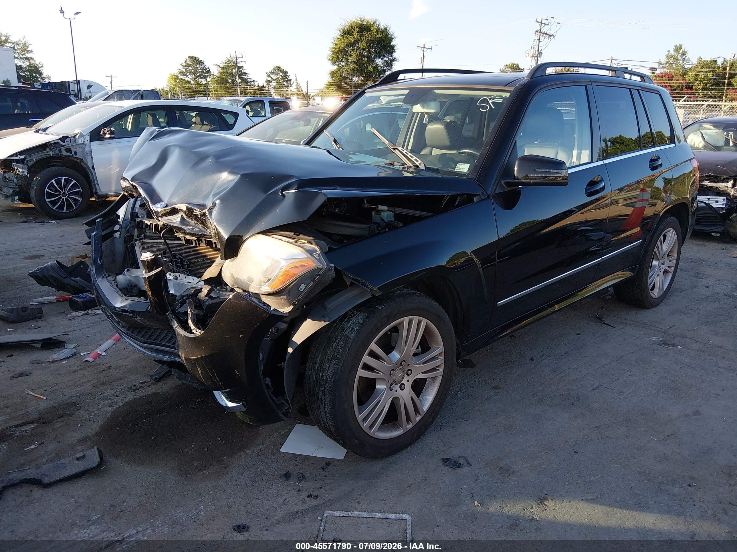 2015 Mercedes-benz Glk 350 4matic Black vin: WDCGG8JB0FG440013