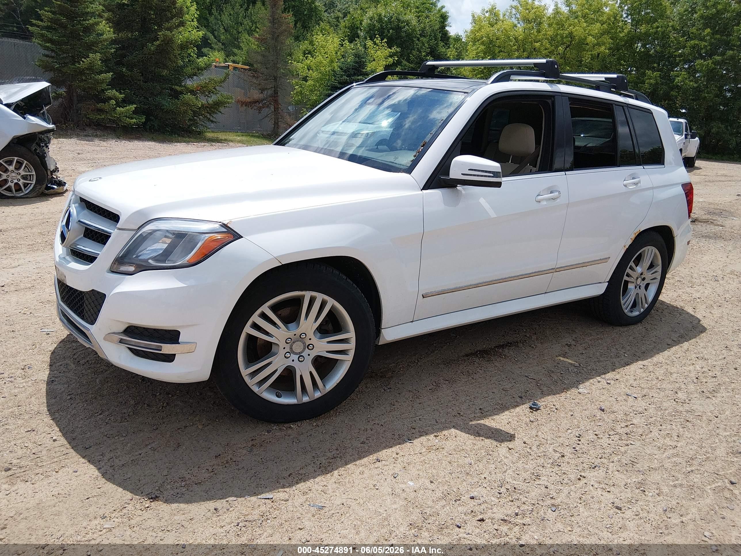 2013 Mercedes-benz Glk 350 4matic White vin: WDCGG8JB1DF983910