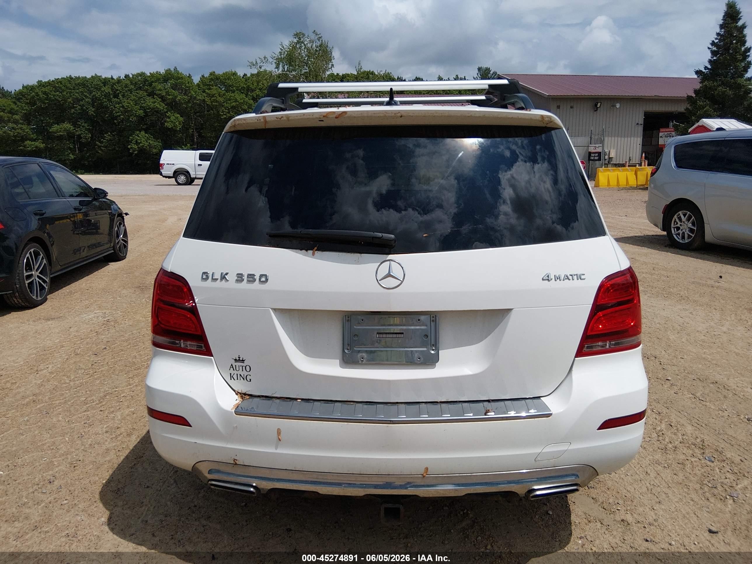2013 Mercedes-benz Glk 350 4matic White vin: WDCGG8JB1DF983910