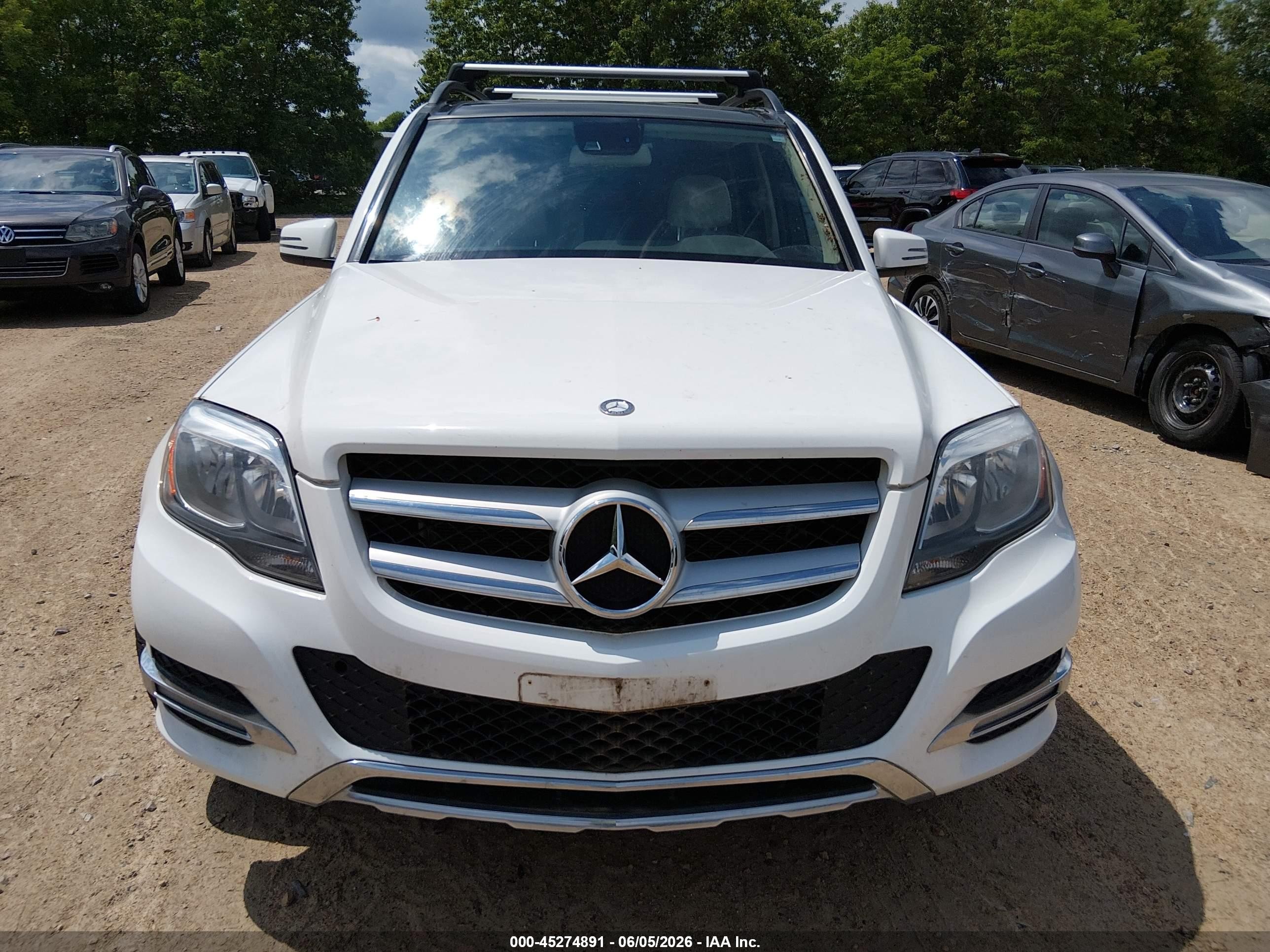 2013 Mercedes-benz Glk 350 4matic White vin: WDCGG8JB1DF983910