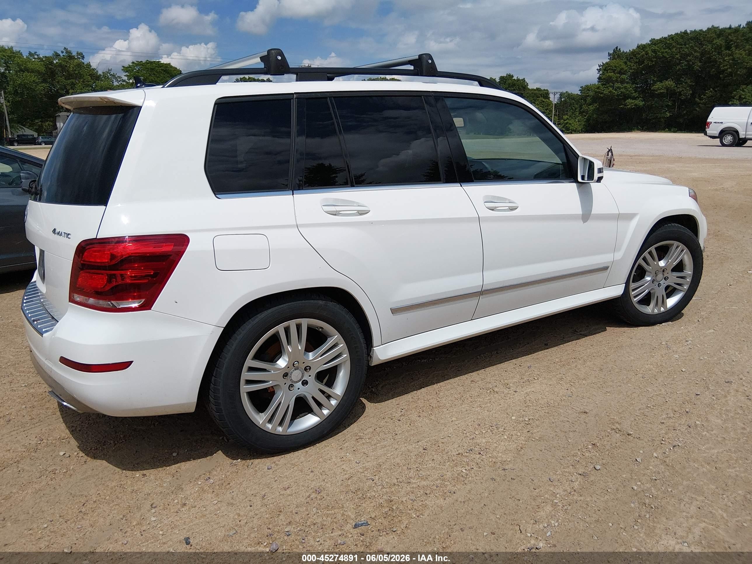 2013 Mercedes-benz Glk 350 4matic White vin: WDCGG8JB1DF983910