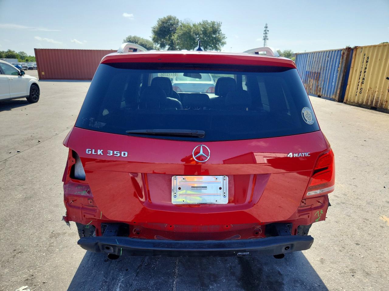 2013 Mercedes-benz Glk 350 4matic Red vin: WDCGG8JB1DG038482