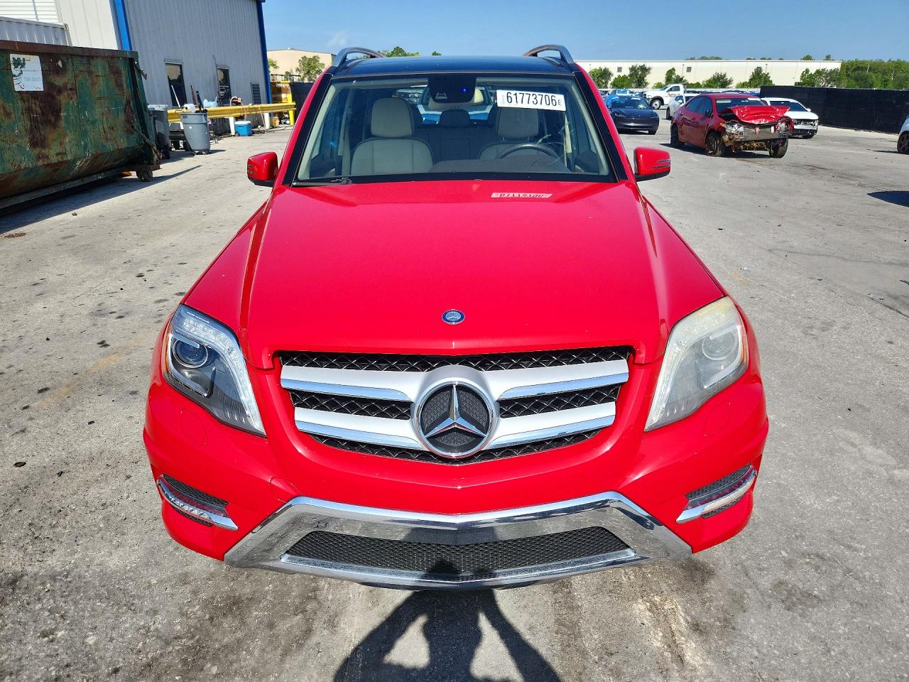 2013 Mercedes-benz Glk 350 4matic Red vin: WDCGG8JB1DG038482