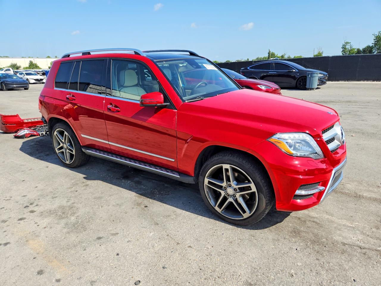 2013 Mercedes-benz Glk 350 4matic Red vin: WDCGG8JB1DG038482