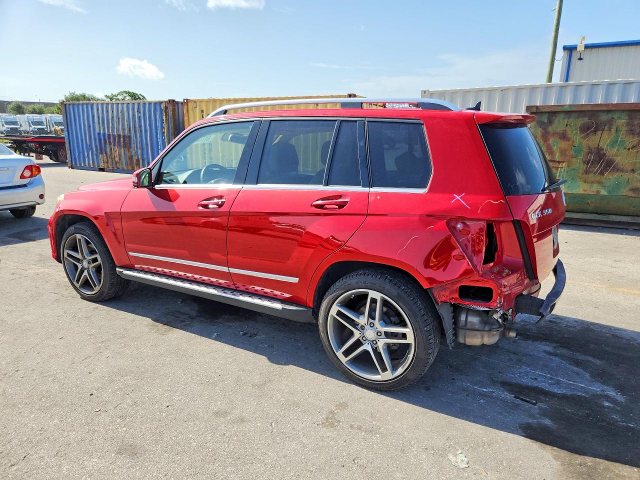 2013 Mercedes-benz Glk 350 4matic Red vin: WDCGG8JB1DG038482