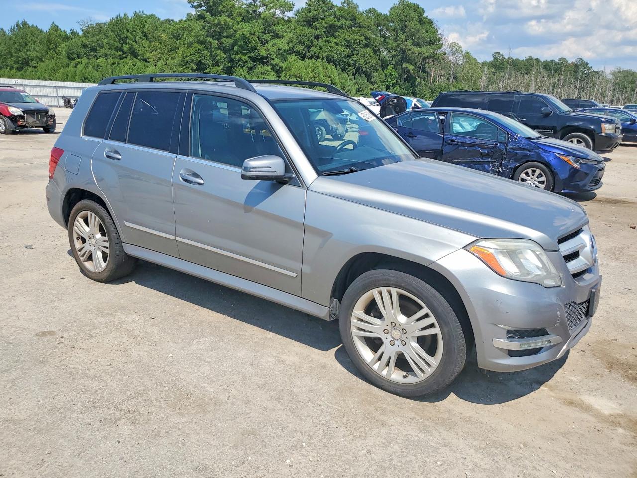 2014 Mercedes-benz Glk 350 4matic Silver vin: WDCGG8JB1EG203772