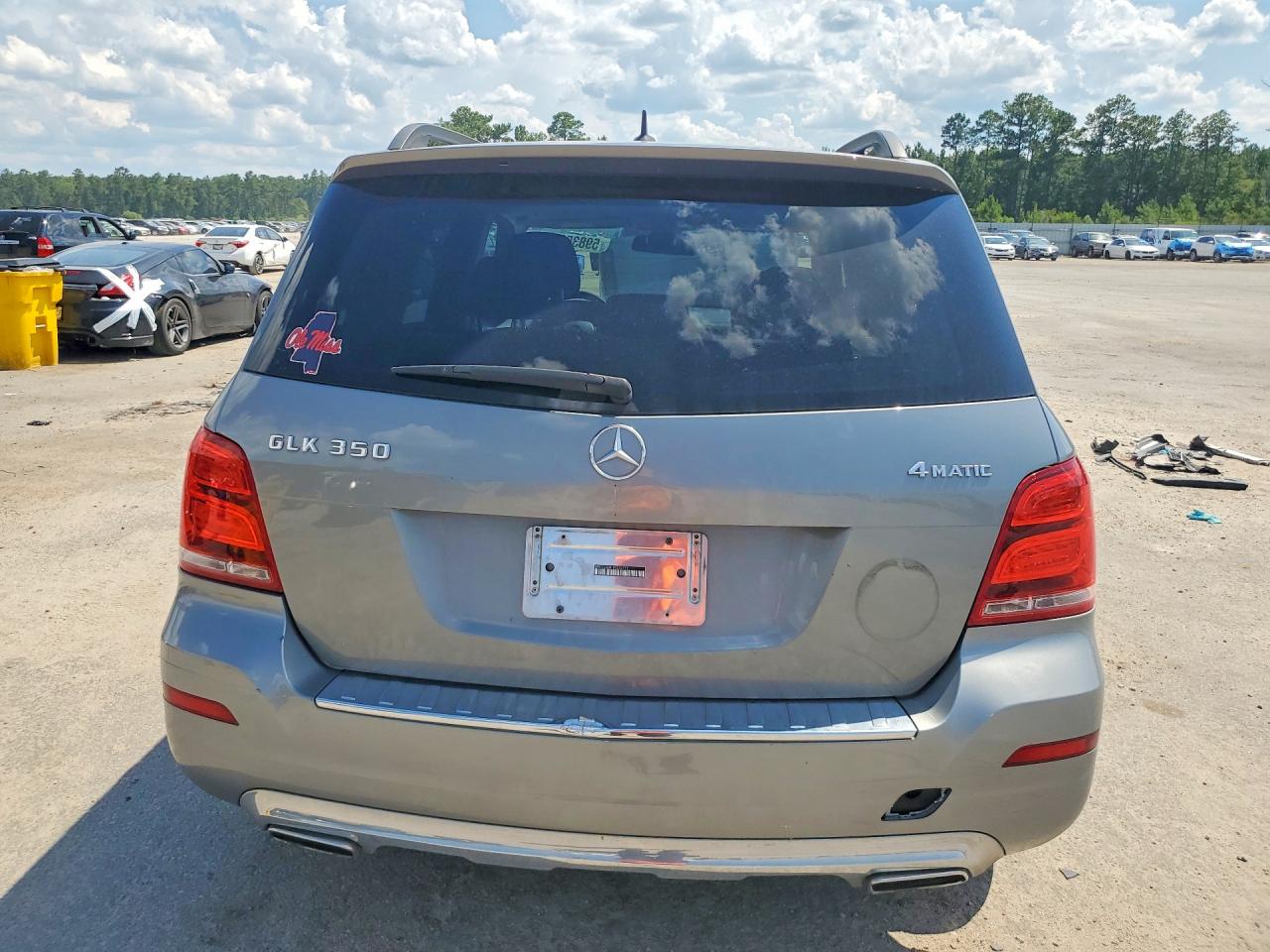 2014 Mercedes-benz Glk 350 4matic Silver vin: WDCGG8JB1EG203772