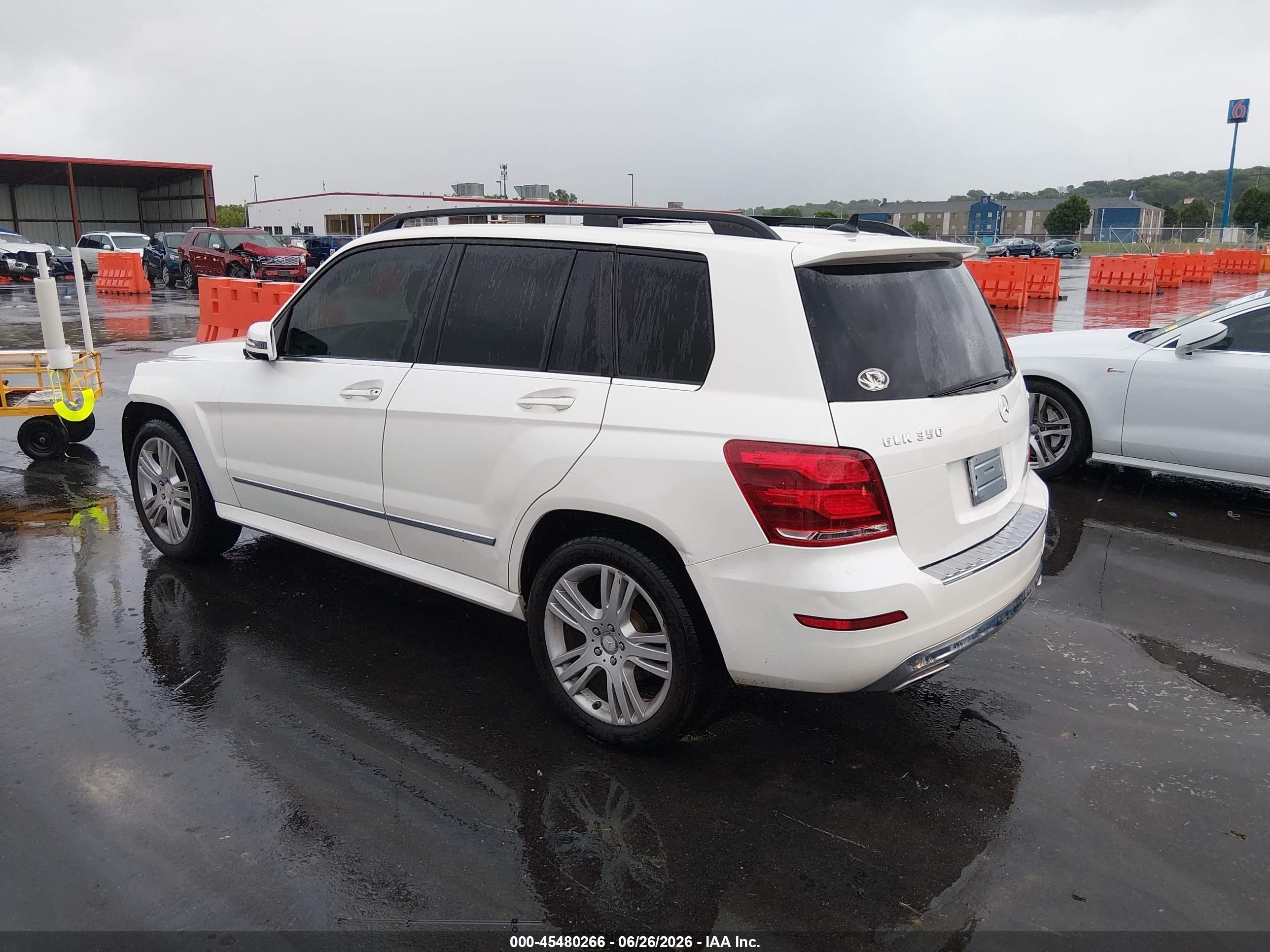 2014 Mercedes-benz Glk 350 4matic White vin: WDCGG8JB1EG211158