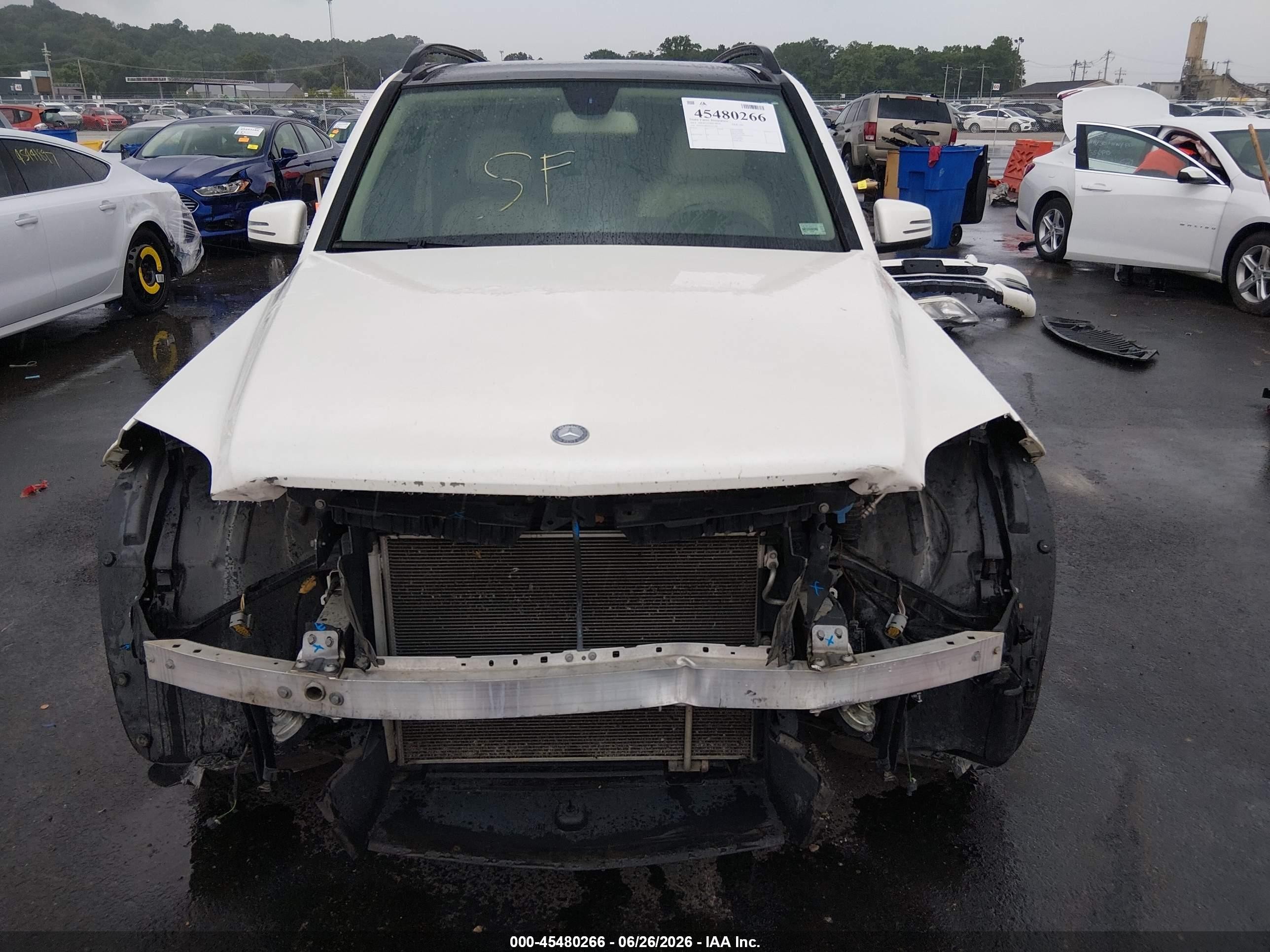 2014 Mercedes-benz Glk 350 4matic White vin: WDCGG8JB1EG211158