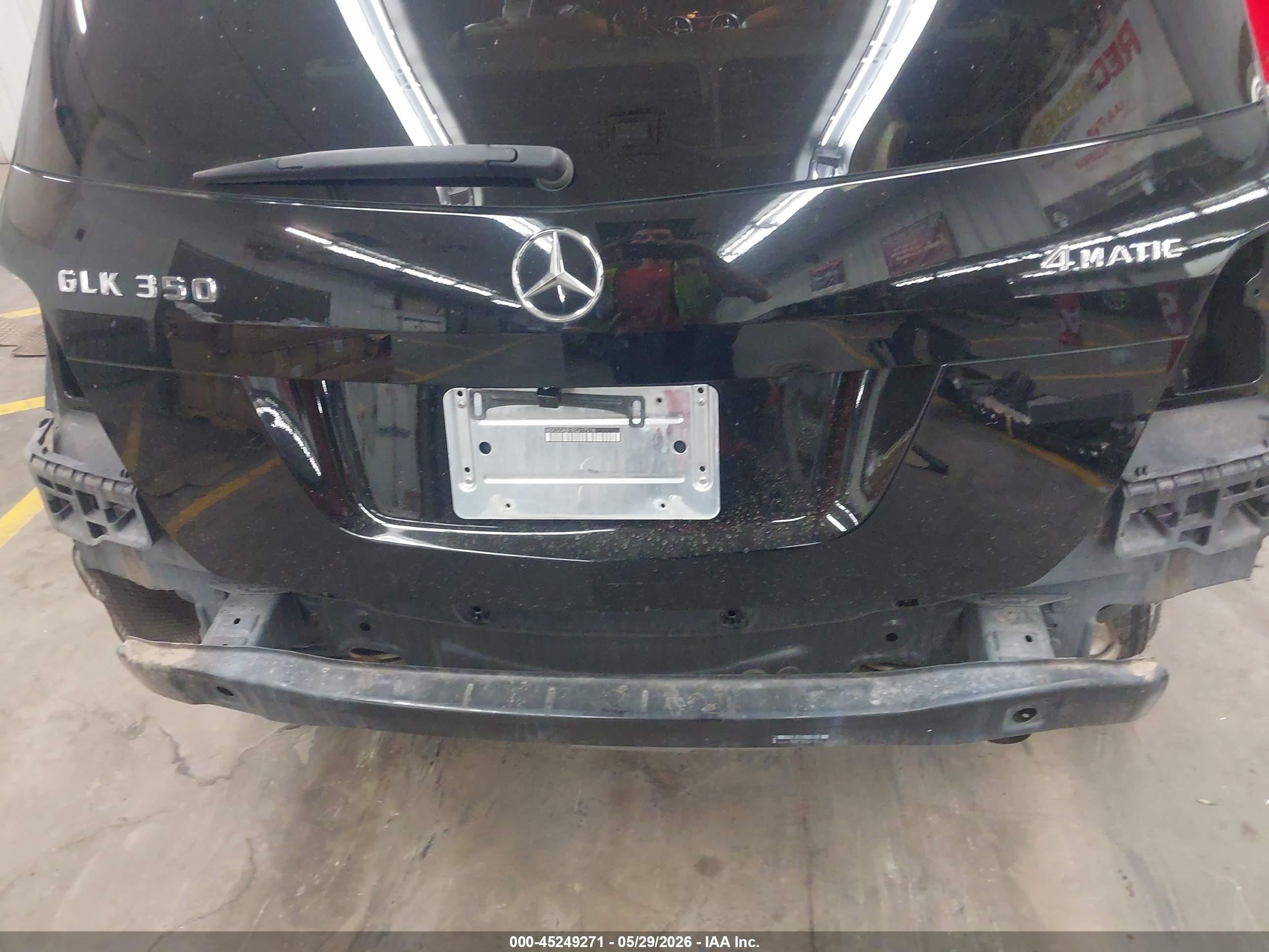 2014 Mercedes-benz Glk 350 4matic Black vin: WDCGG8JB1EG217218