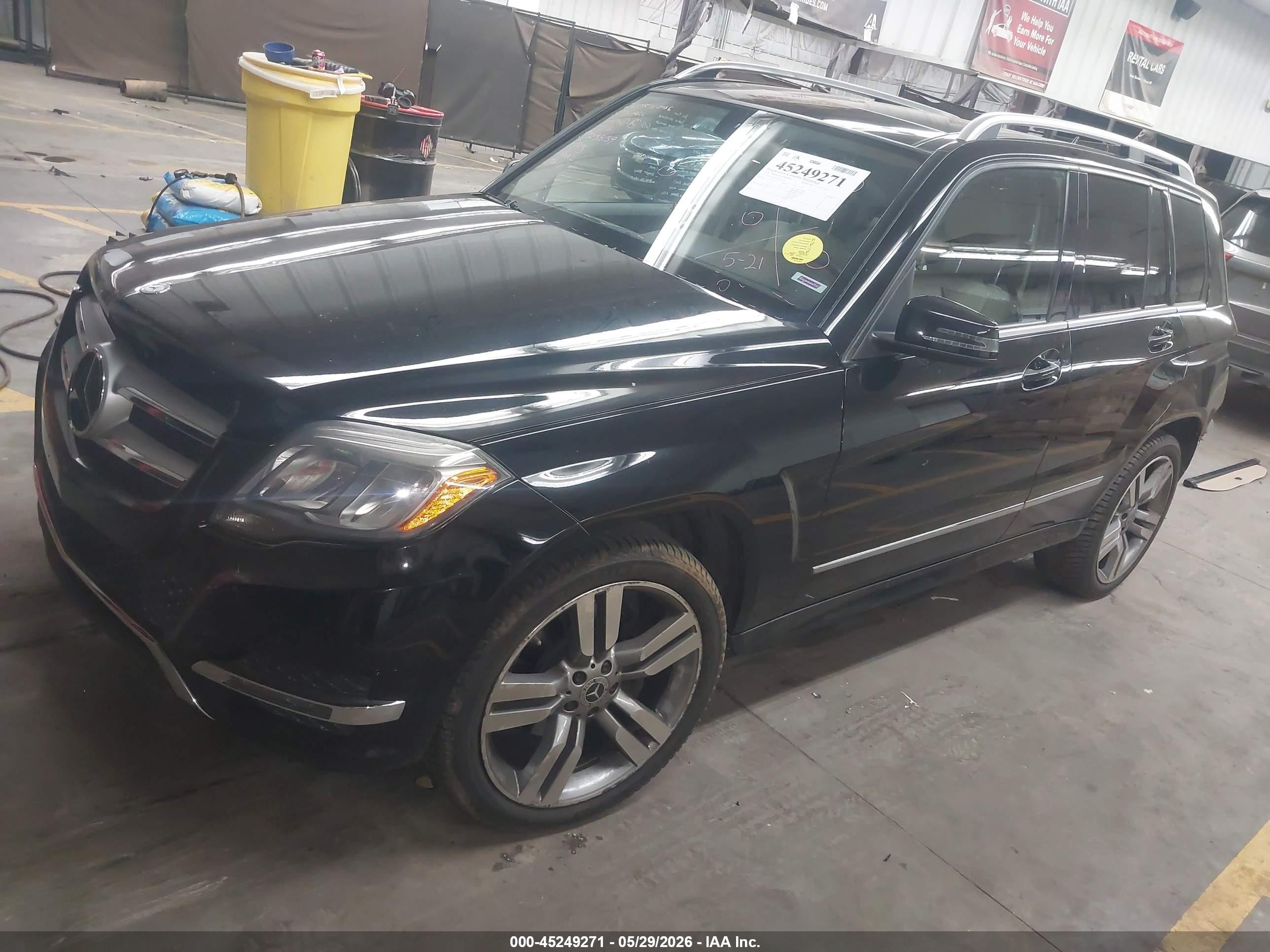 2014 Mercedes-benz Glk 350 4matic Black vin: WDCGG8JB1EG217218