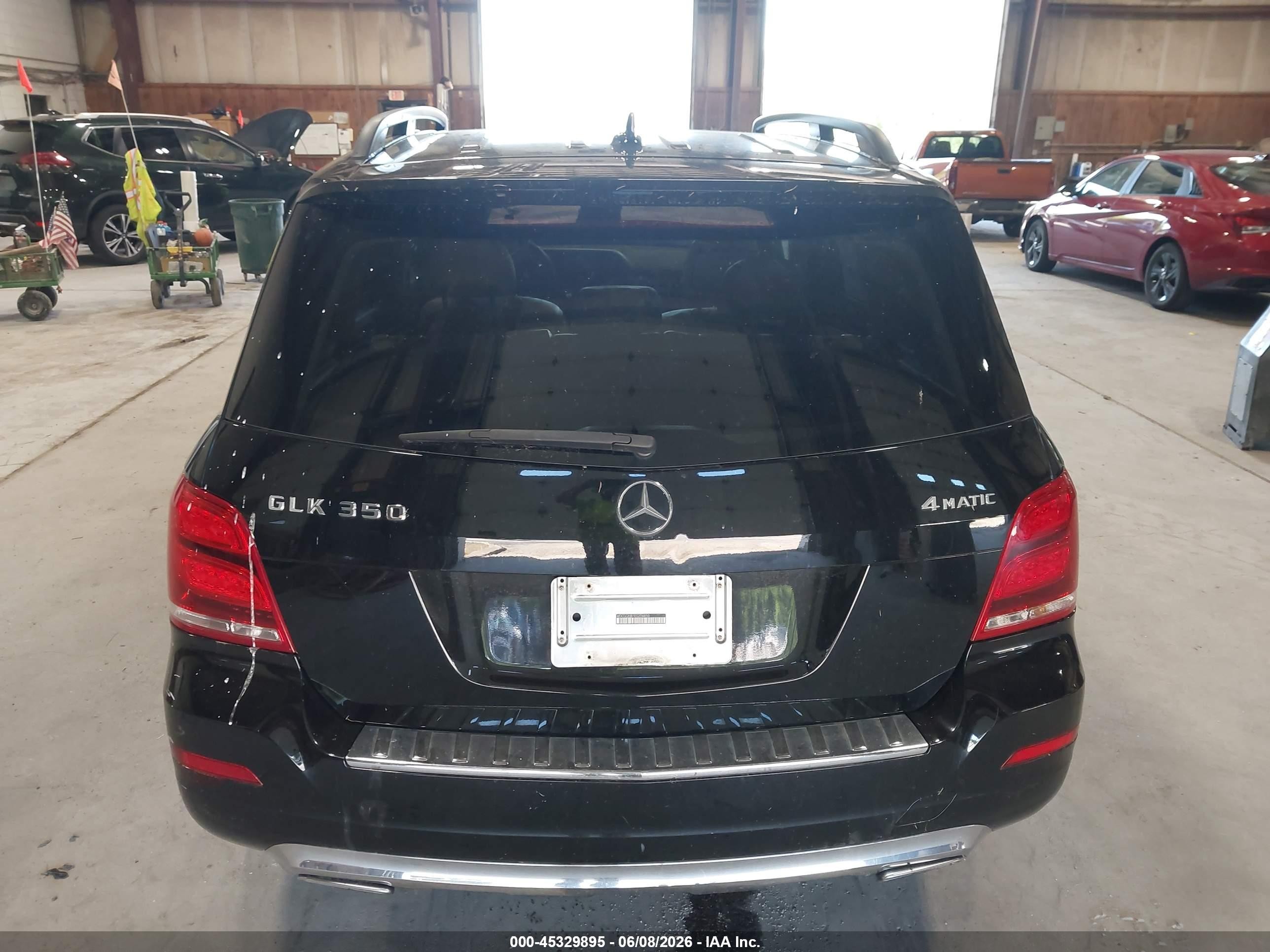 2014 Mercedes-benz Glk 350 4matic Black vin: WDCGG8JB1EG224850