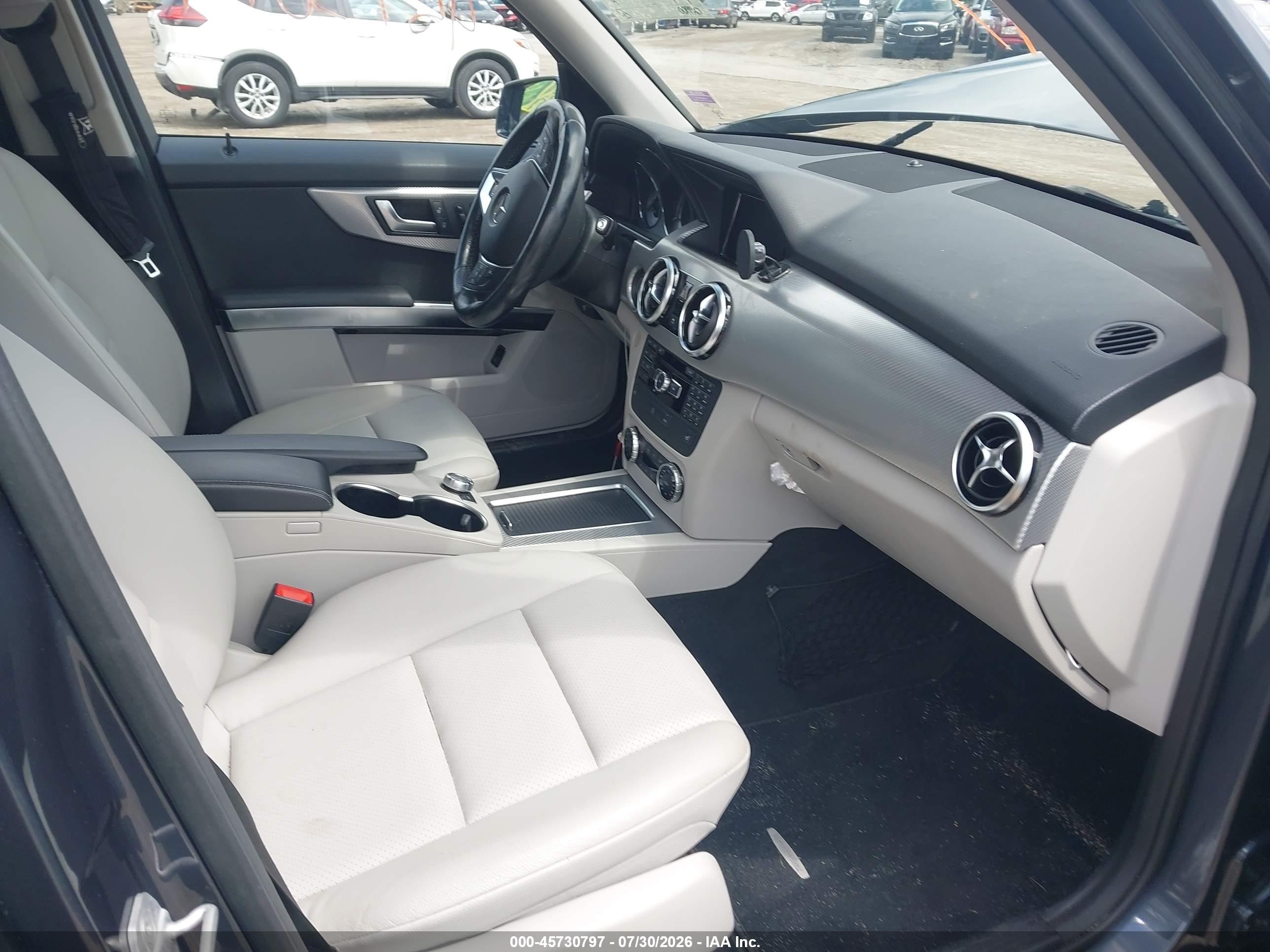 2014 Mercedes-benz Glk 350 4matic Gray vin: WDCGG8JB1EG313561
