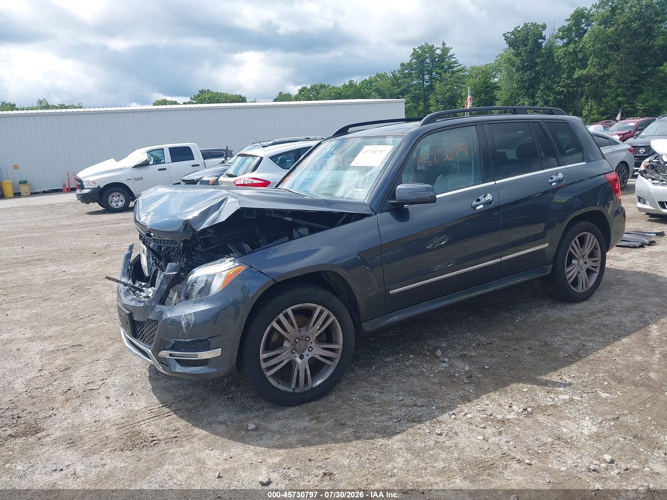 2014 Mercedes-benz Glk 350 4matic Gray vin: WDCGG8JB1EG313561