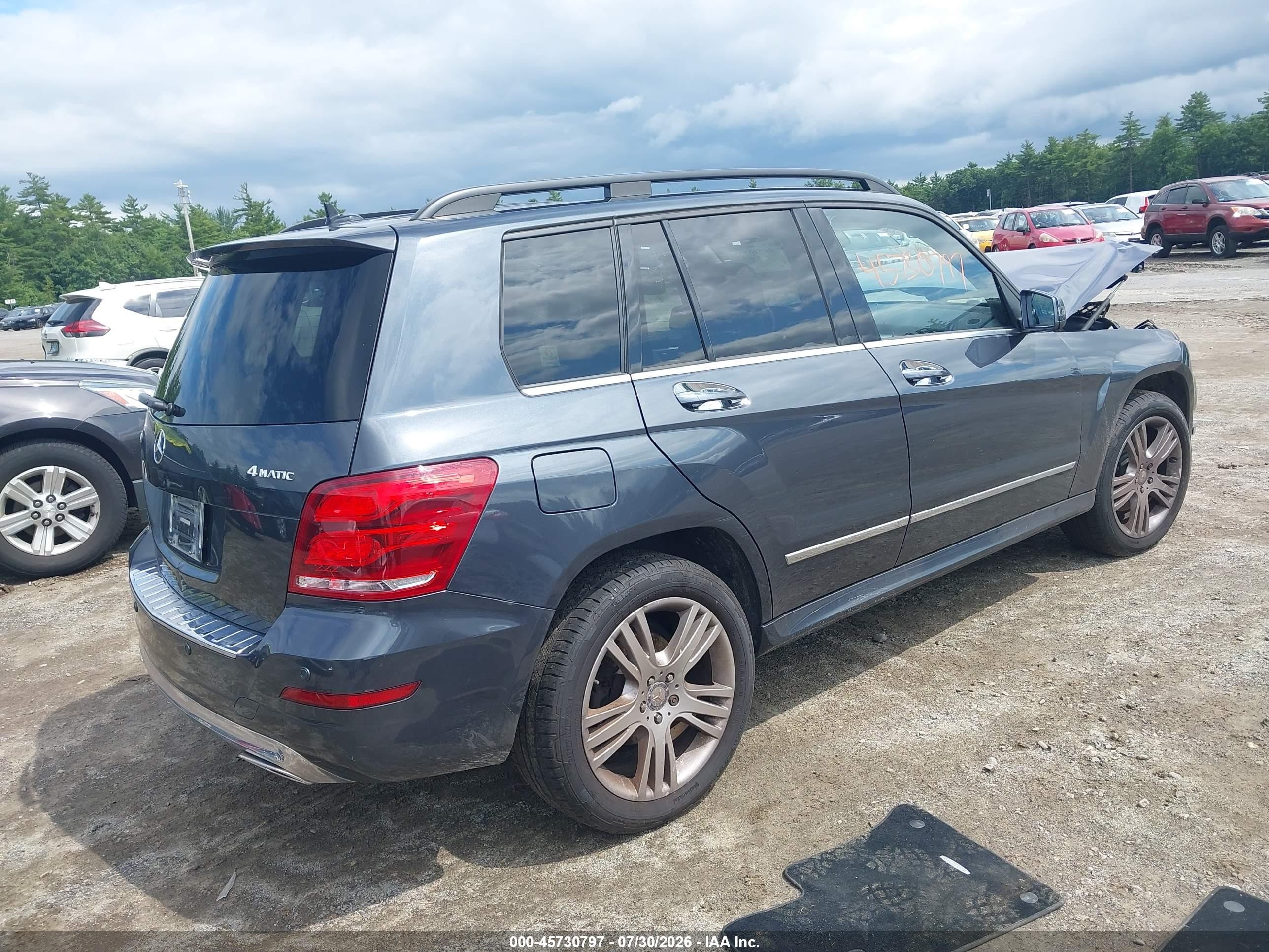 2014 Mercedes-benz Glk 350 4matic Gray vin: WDCGG8JB1EG313561
